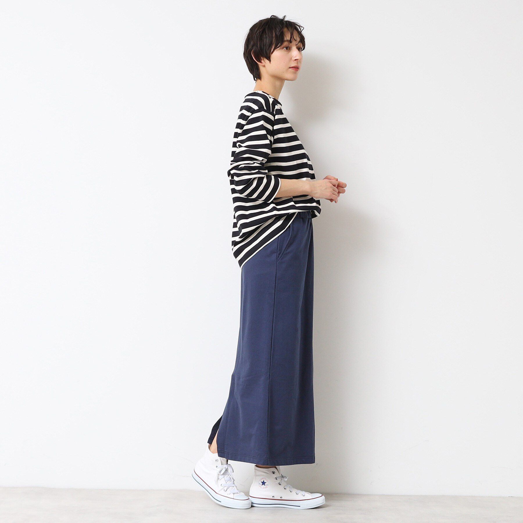 Dessin「◆【ユニセックス】ボーダー長袖Tシャツ」|Tシャツ・カットソー|