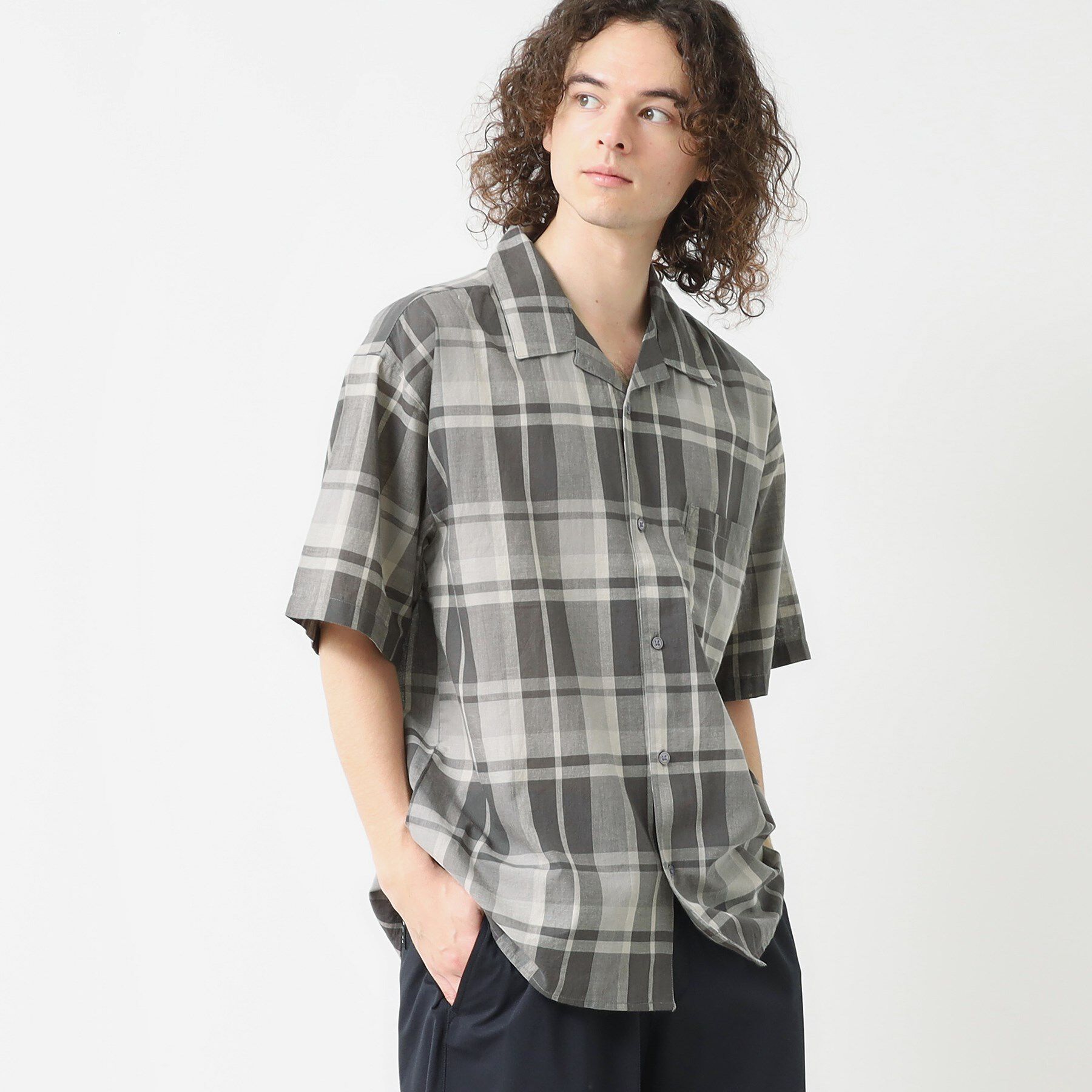 Dessin「【洗える】マドラスチェック柄シャツ」|シャツ・ブラウス|