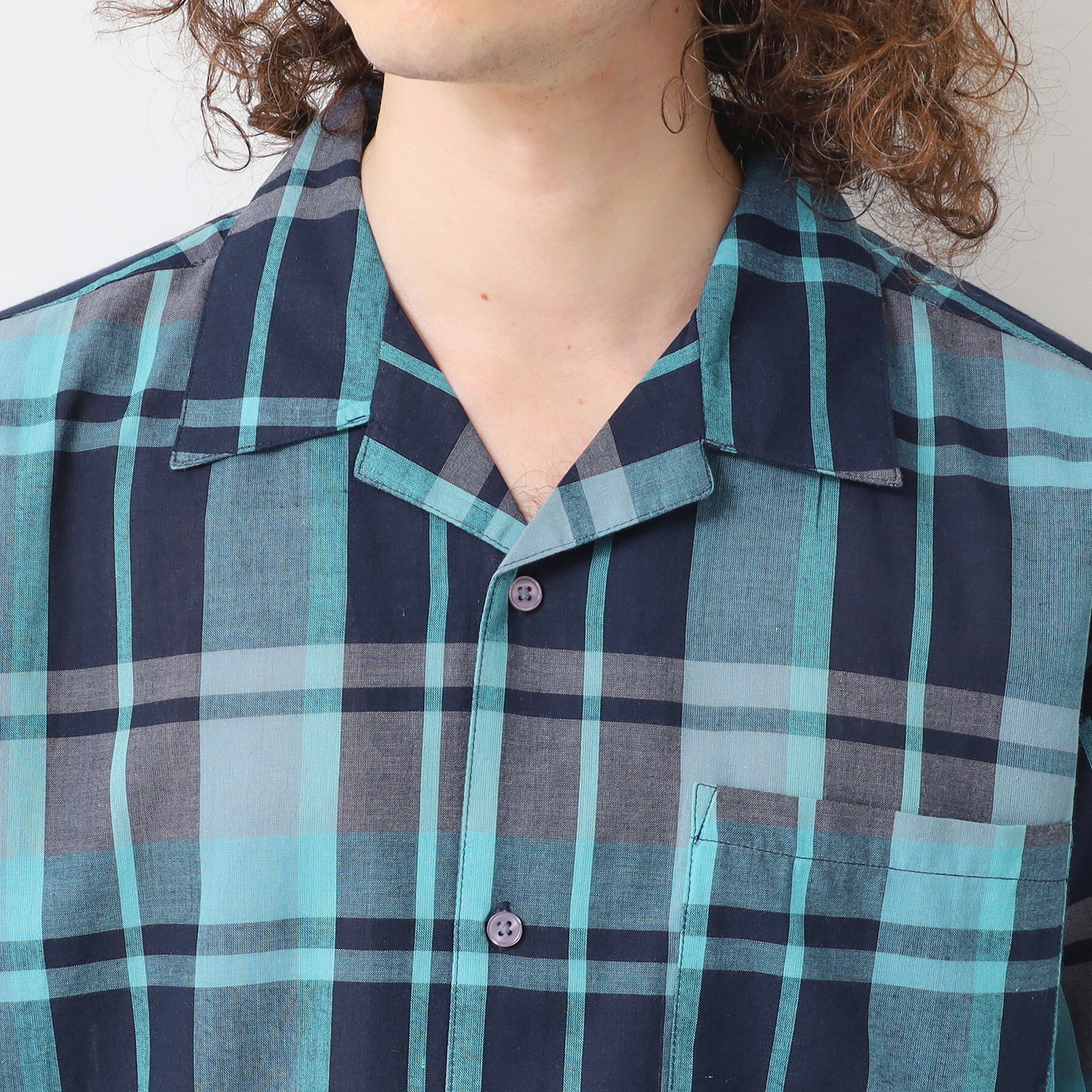 Dessin「【洗える】マドラスチェック柄シャツ」|シャツ・ブラウス|