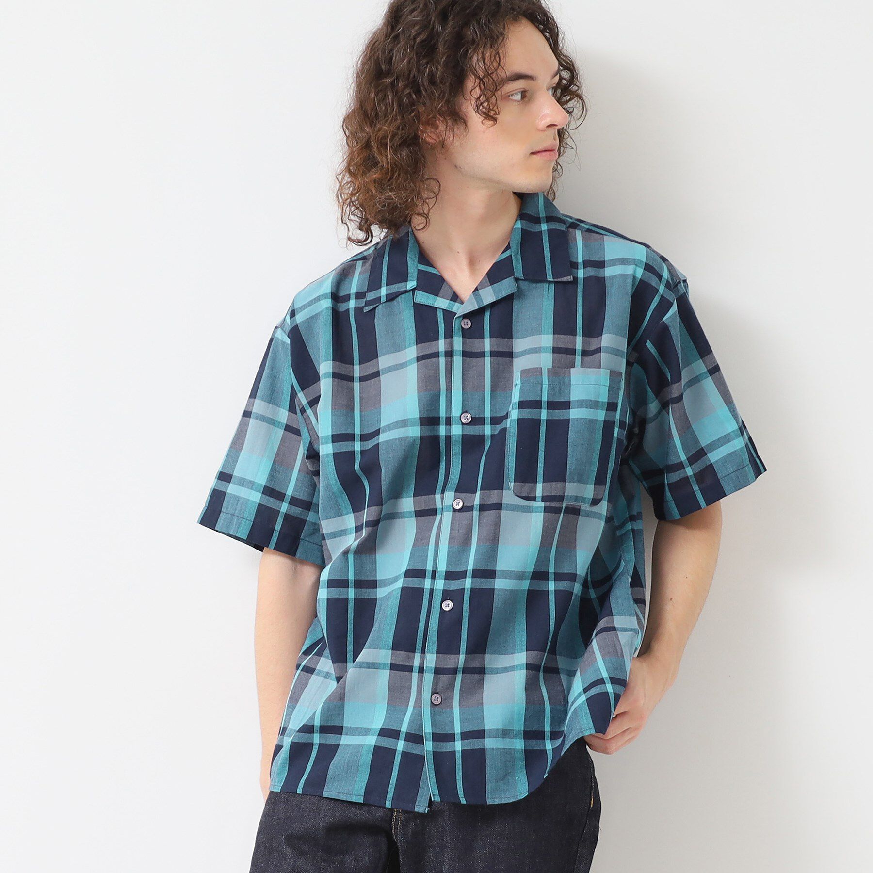 Dessin「【洗える】マドラスチェック柄シャツ」|シャツ・ブラウス|