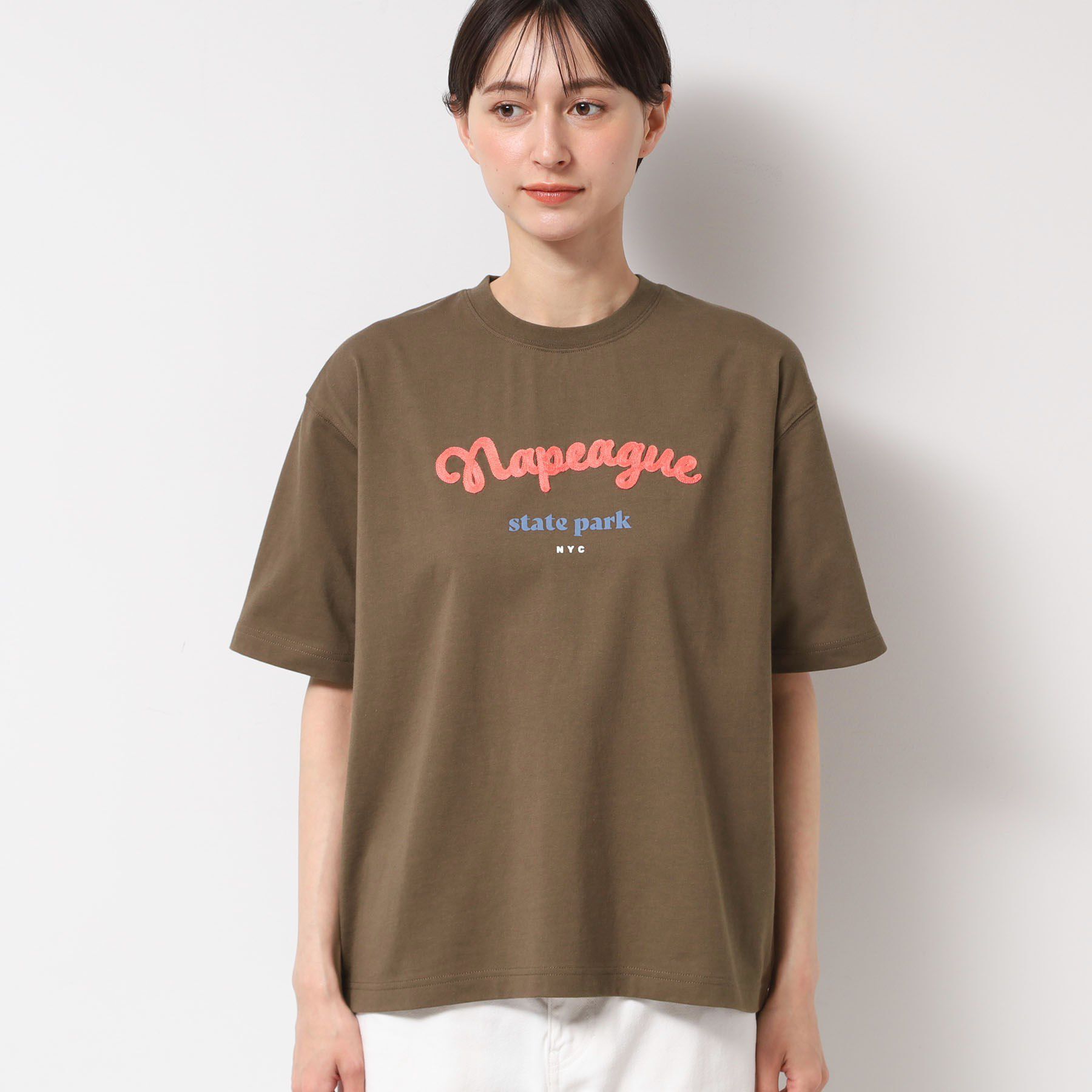 Dessin「【洗える】オーガニックコットンロゴTシャツ」|Tシャツ・カットソー|