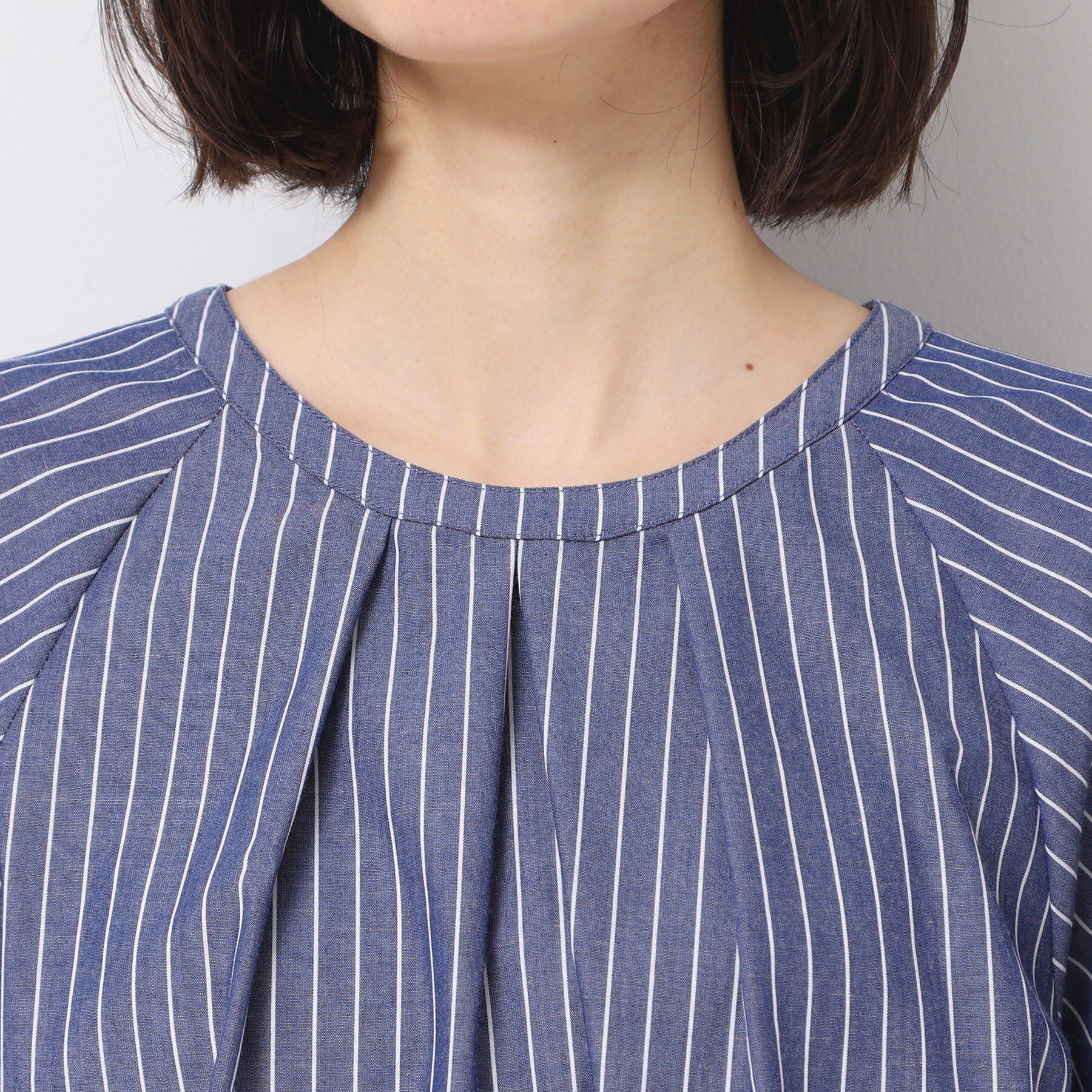 Dessin「【洗える】ギャザー入りバルーンスリーブブラウス」|シャツ・ブラウス|