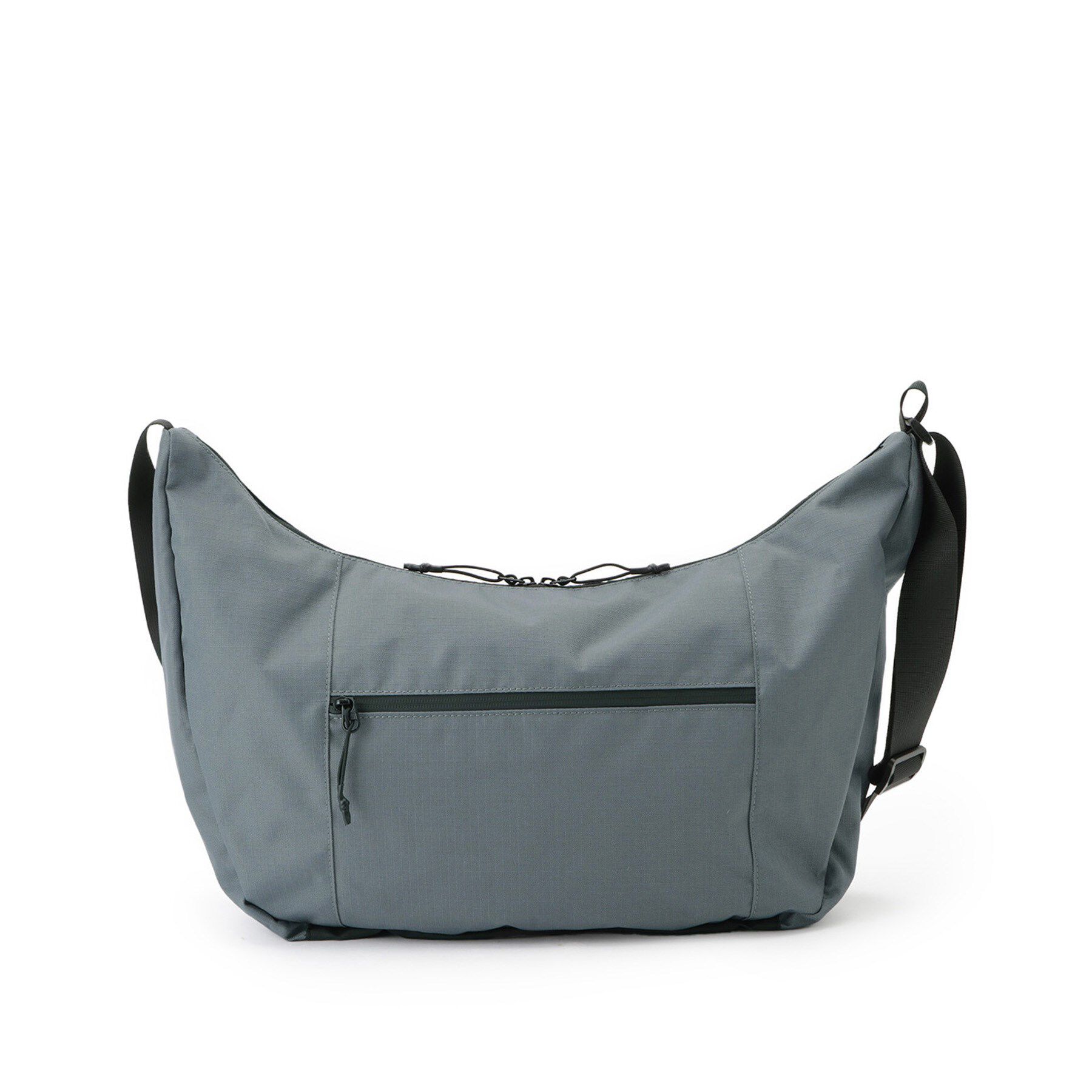 Dessin「【ユニセックス/A4収納可/多ポケット】リップストップハーフムーンショルダーバッグ」|ショルダー・メッセンジャー|