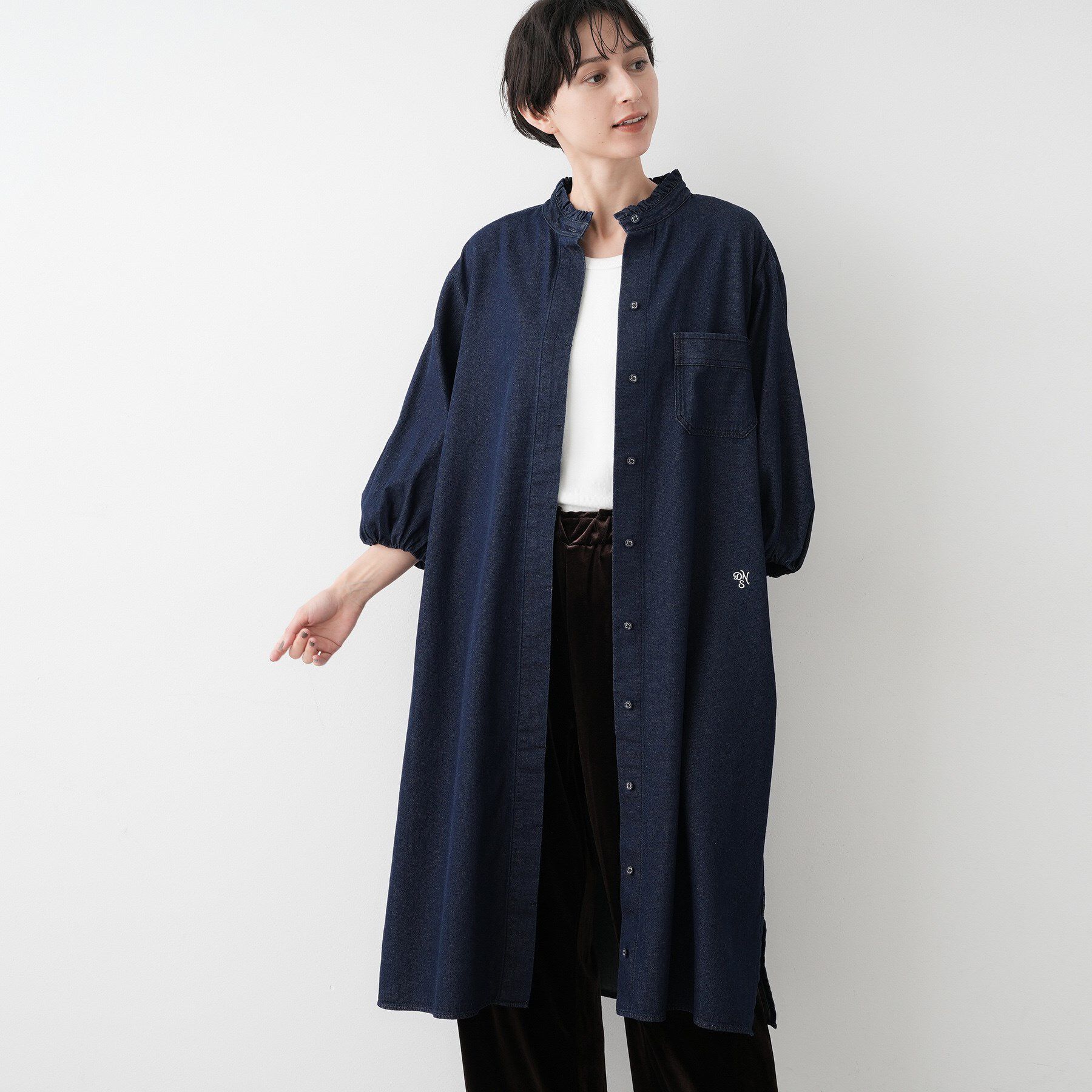 Dessin「【洗える】60Zデニムワンピース」|ワンピース|