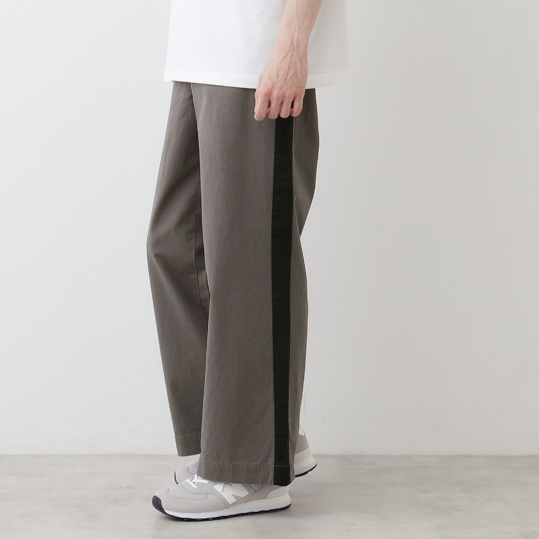 Dessin「【洗える】コットンツイルサイドライン入りパンツ」|その他|