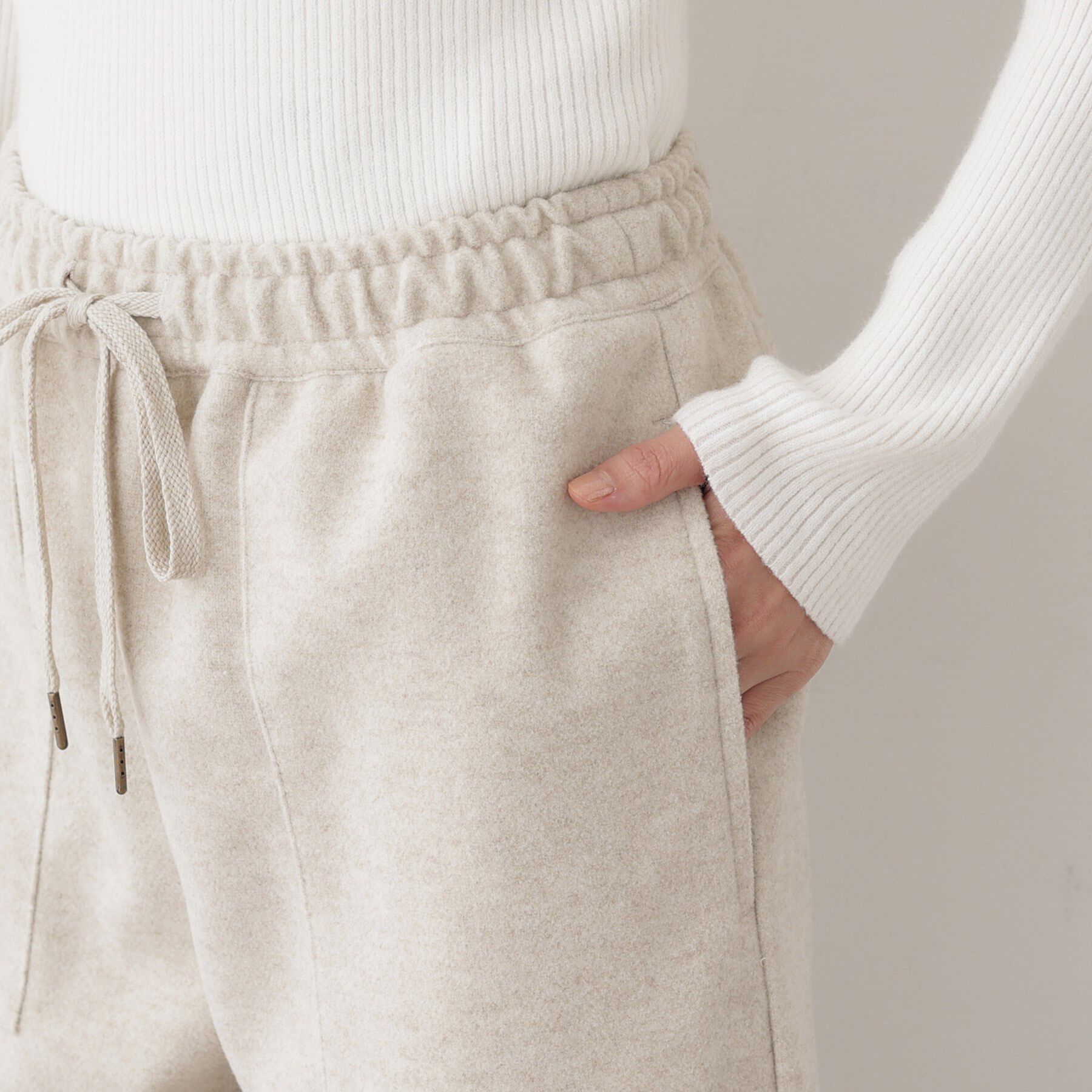 Dessin「【セットアップ可/洗える】メルトンリラクシーパンツ」|その他|