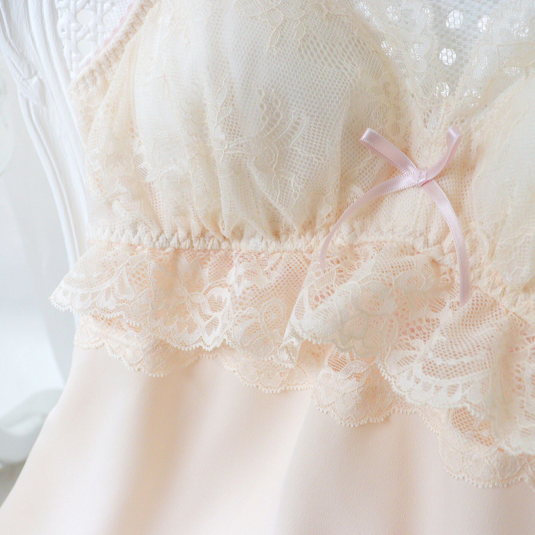 Risa Magli「エルマ カップ付マキシワンピース」|インナー|