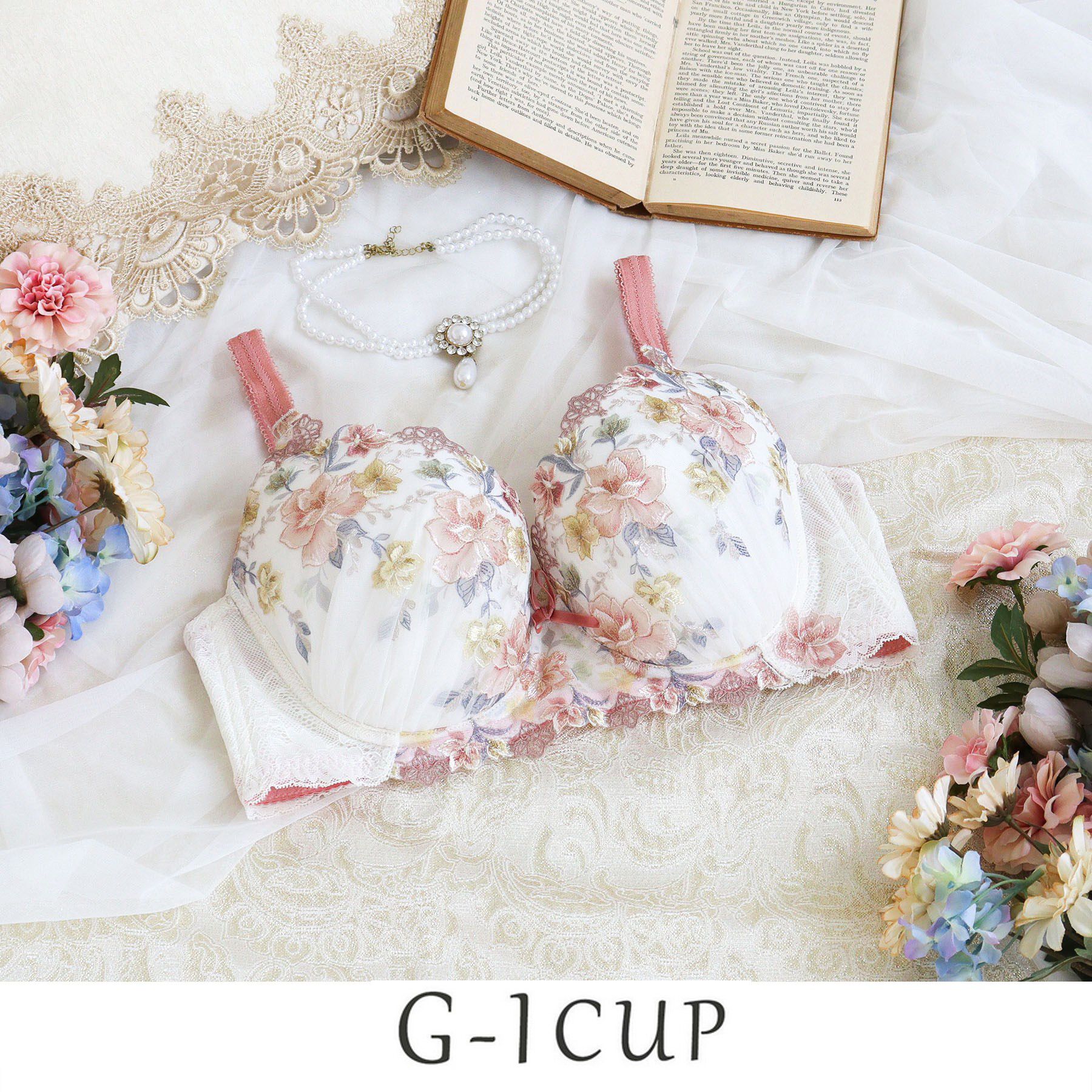 Risa Magli「ジェシー ブラジャー （G-I） ＜D Make Type＞」|インナー|ピンク(071)