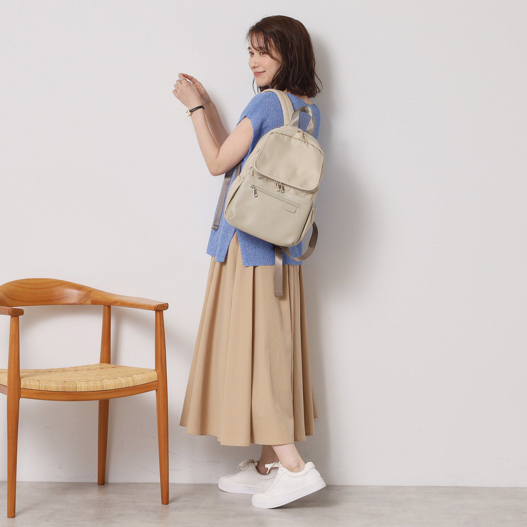 ITS&rsquo;DEMO「【A4対応／ポケット10】収納アドバイザーPCリュック」|リュック|