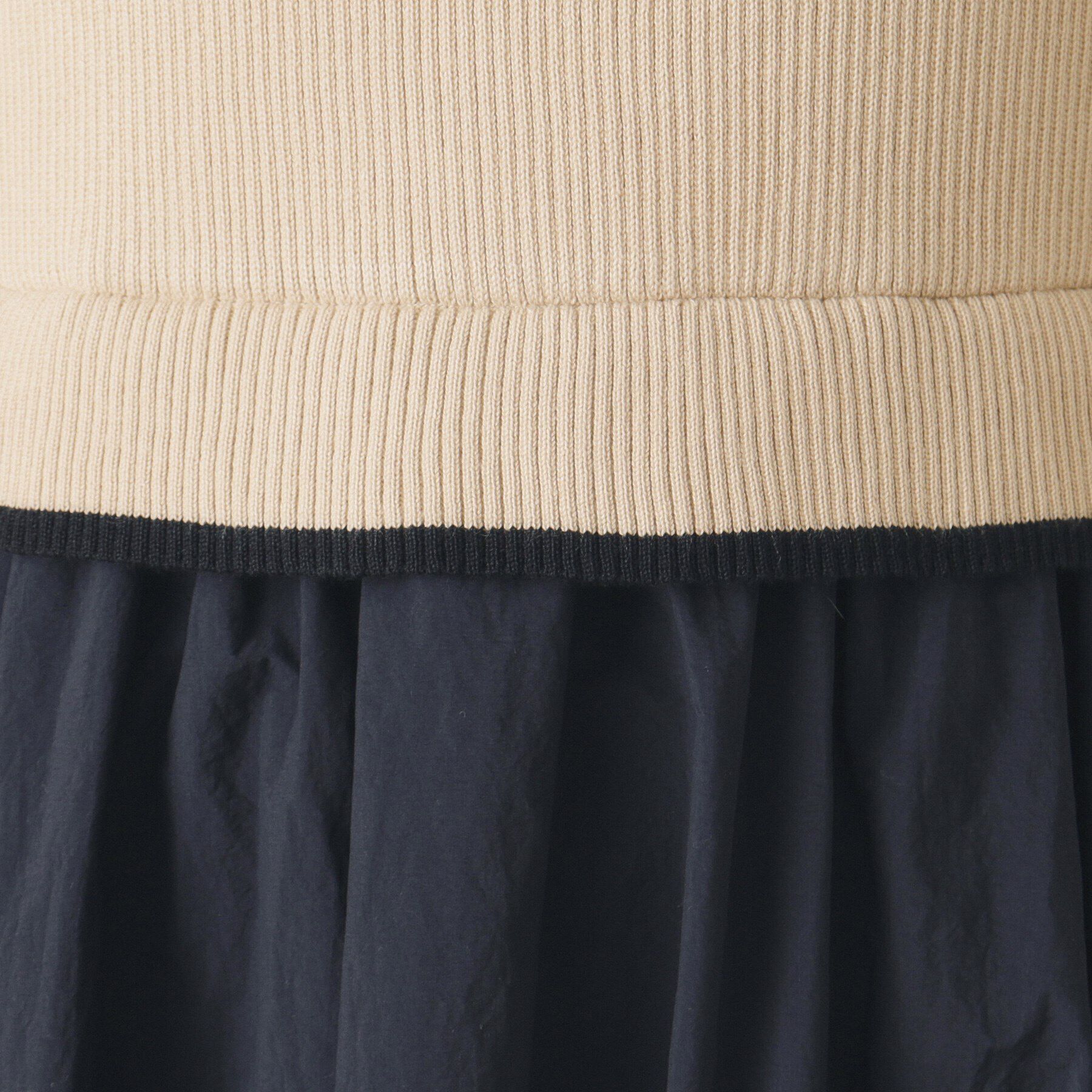 ITS&rsquo;DEMO「【手洗い可／ウエスト総ゴム】ドッキングワンピース」|ワンピース|