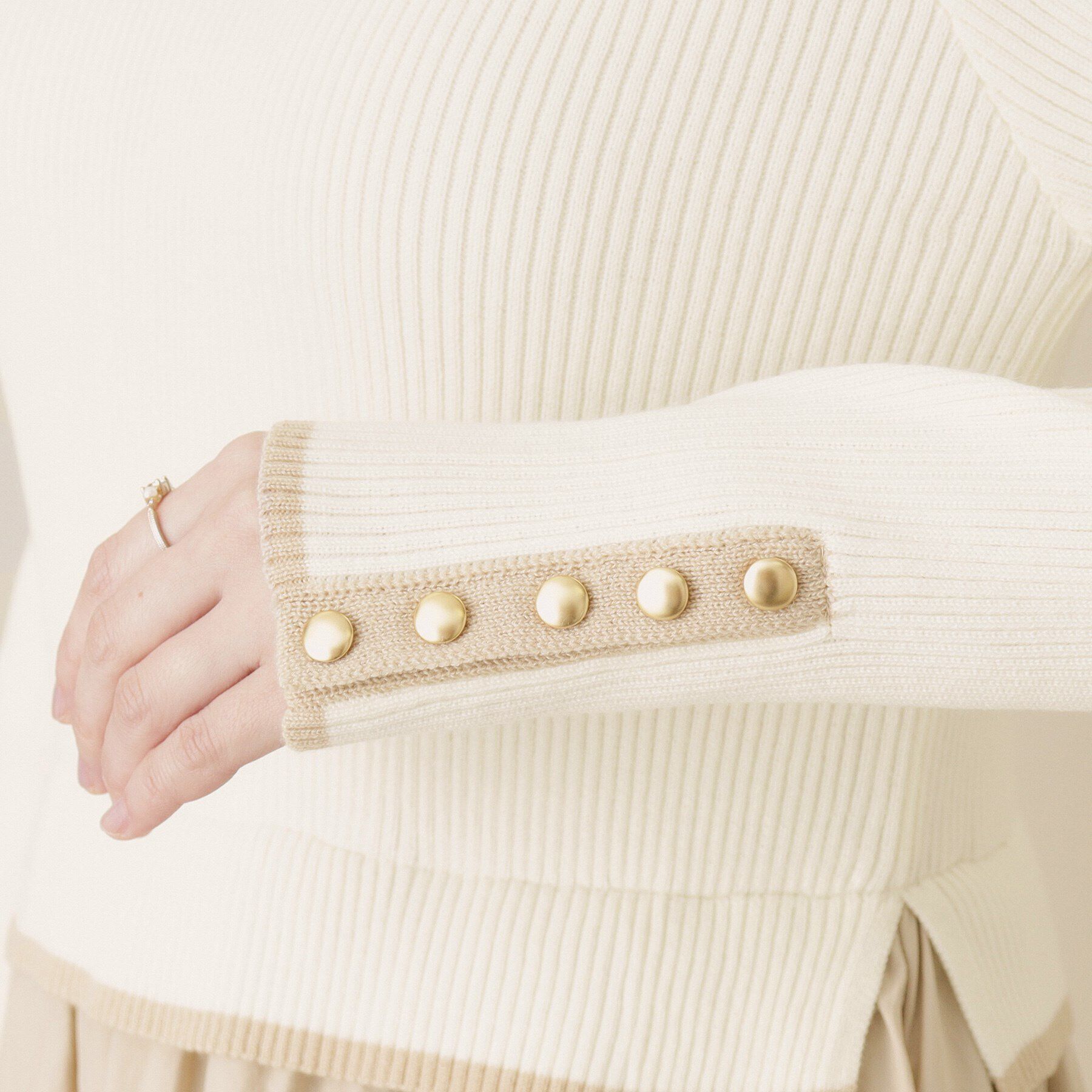 ITS&rsquo;DEMO「【手洗い可／ウエスト総ゴム】ドッキングワンピース」|ワンピース|