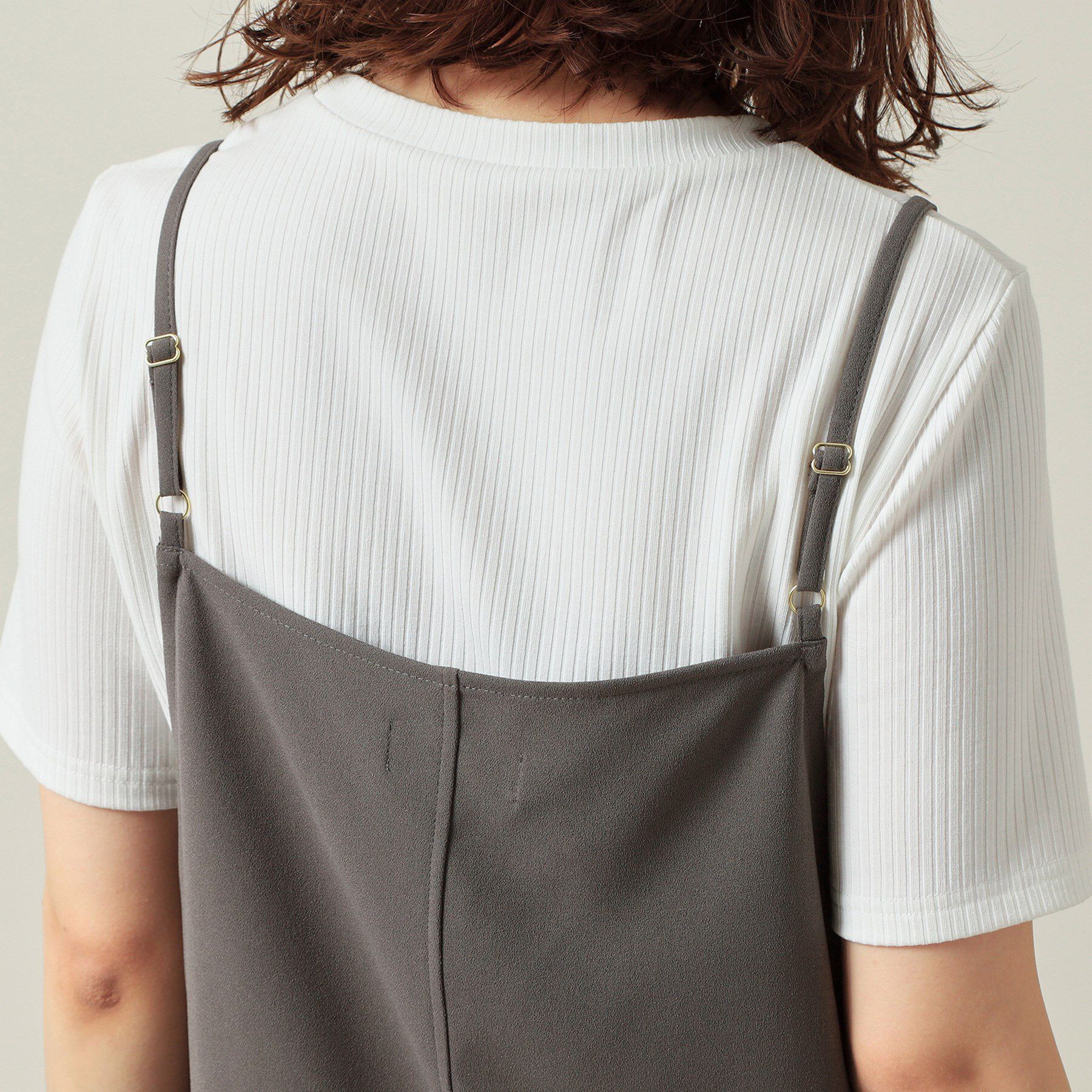 ITS&rsquo;DEMO「【手洗い可／無地・花柄】ジョーゼットキャミワンピ」|ワンピース|