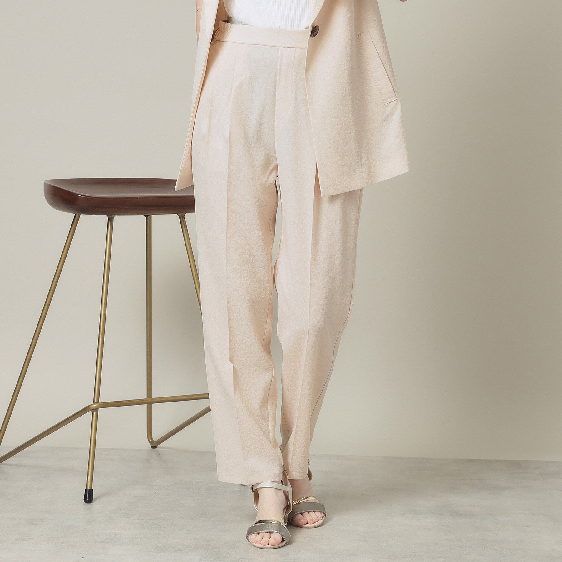 ITS&rsquo;DEMO「【手洗い可】麻調メッシュパンツ」|その他|