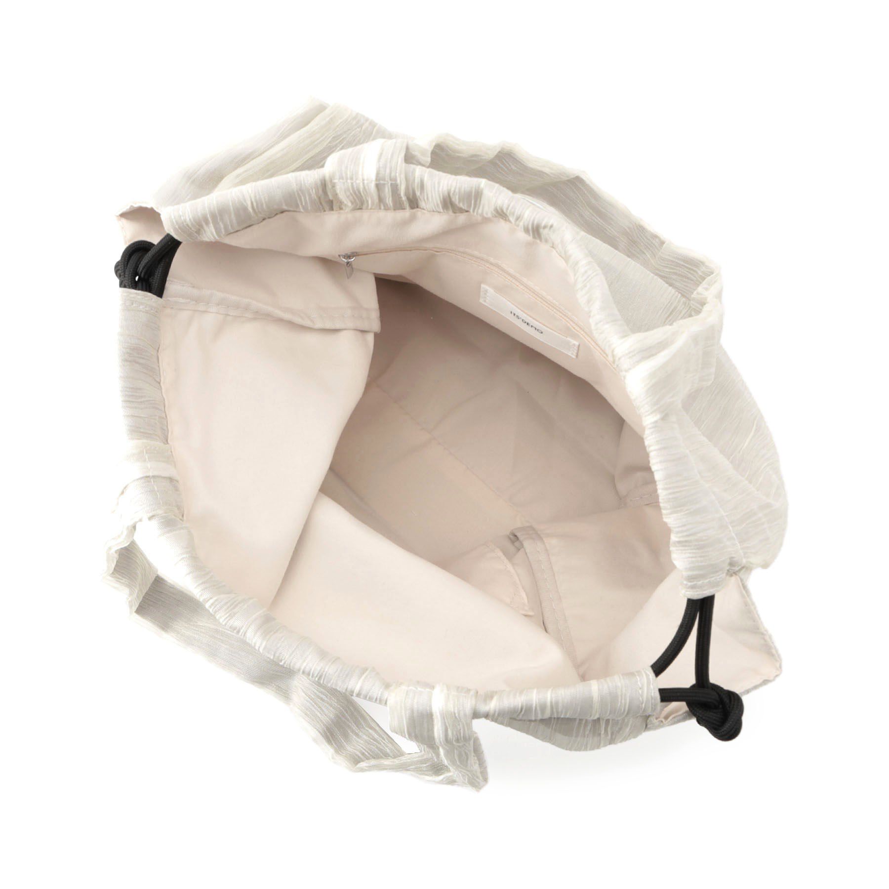 ITS&rsquo;DEMO「【A4対応】シアー巾着トート」|トートバッグ|