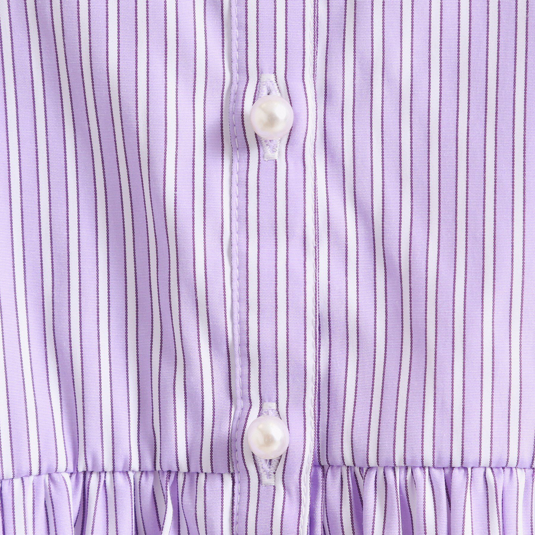 ITS&rsquo;DEMO「【接触冷感／手洗い可】ストライプペプラムブラウス」|シャツ・ブラウス|