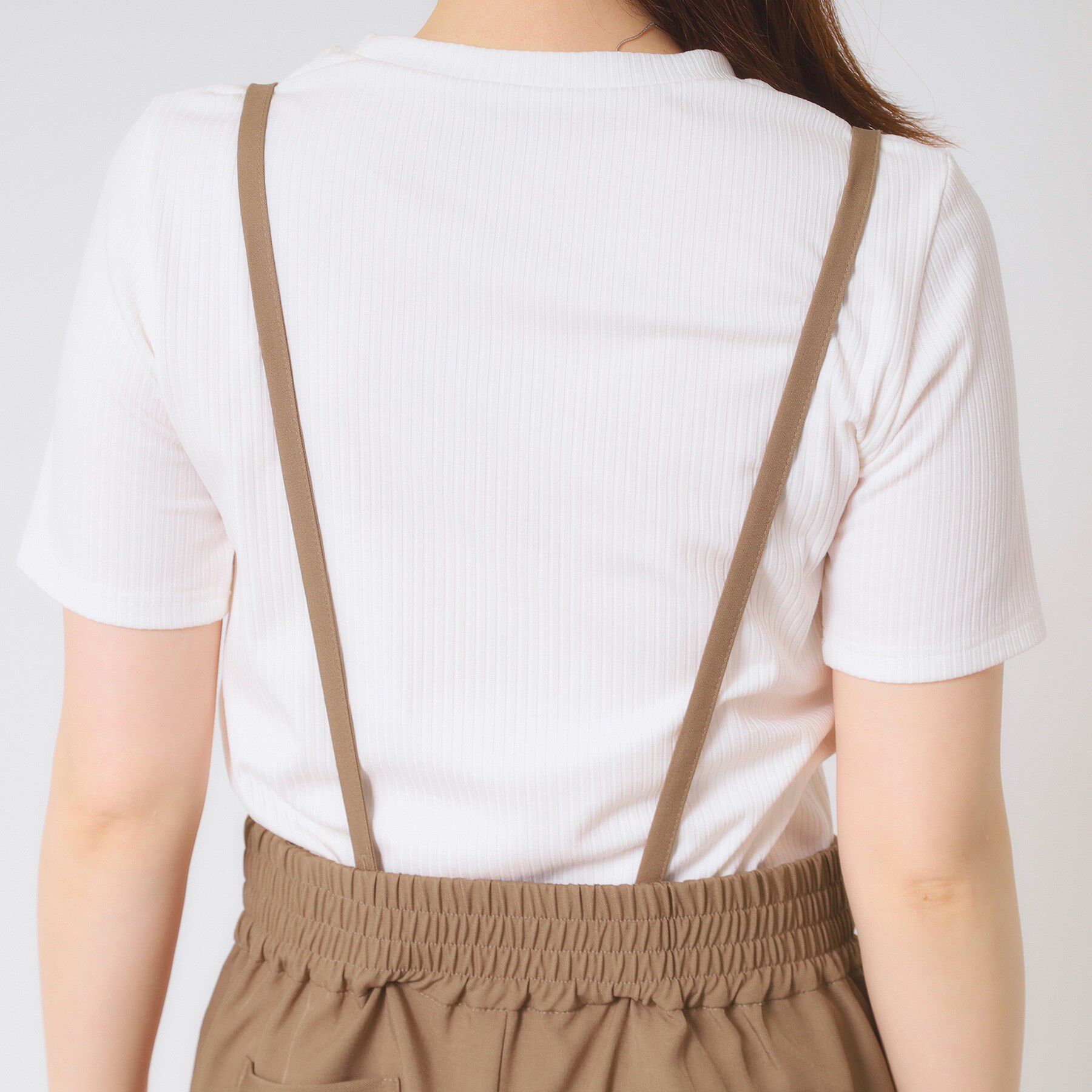 ITS&rsquo;DEMO「【手洗い可／セットアップ可】サス付きワイドパンツ」|その他|