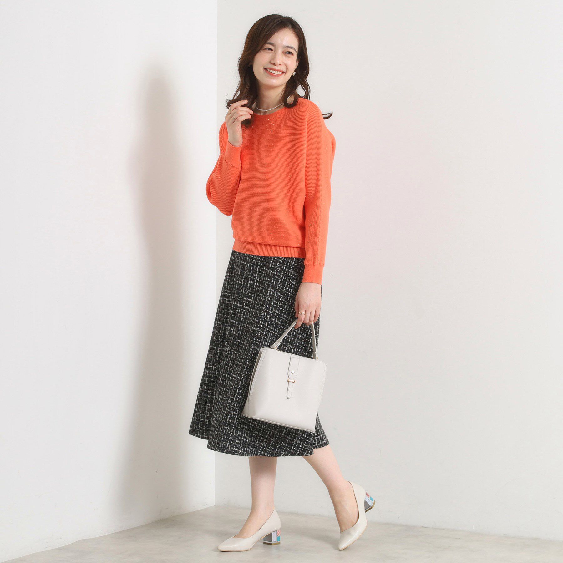 ITS&rsquo;DEMO「【手洗い可】アンジェリーナラメリブドルマンニット」|ニット・セーター|