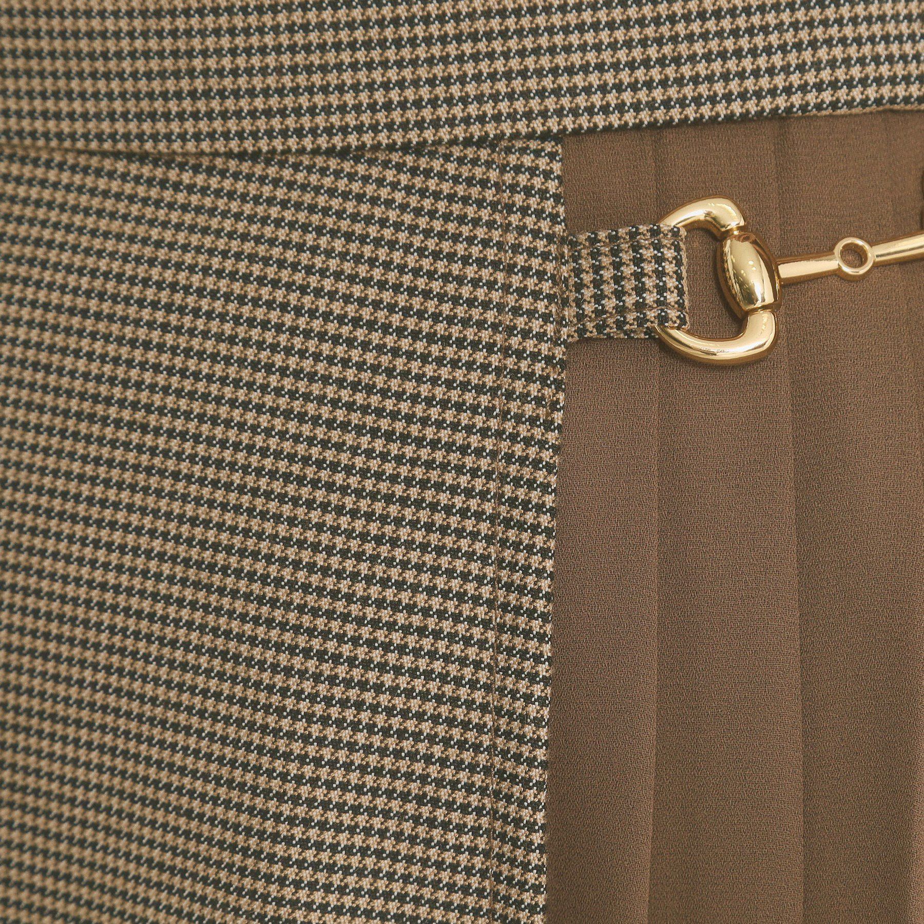 ITS&rsquo;DEMO「【手洗い可】チェック切替ガウチョパンツ」|その他|