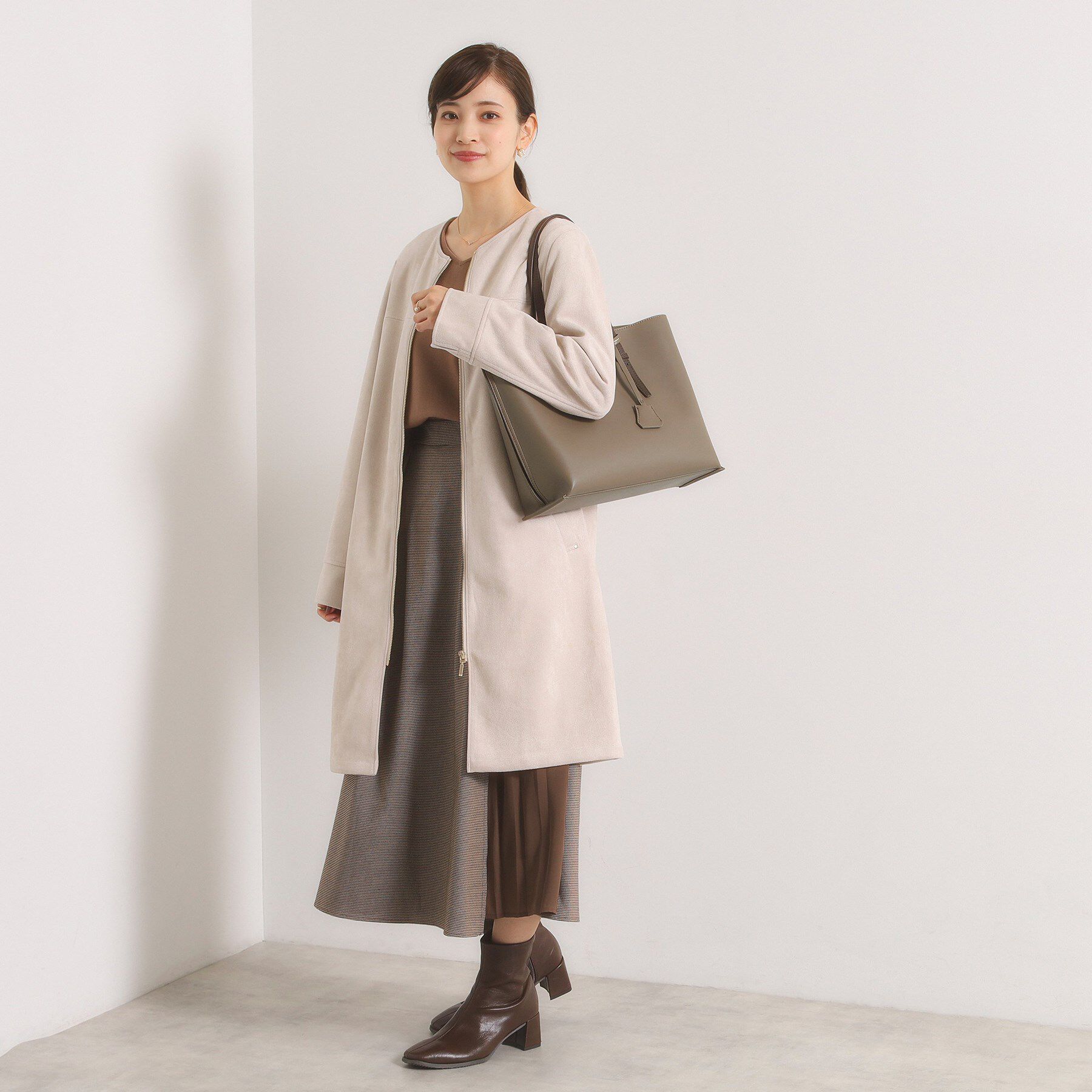 ITS&rsquo;DEMO「【通勤】軽量合皮A4トート」|トートバッグ|