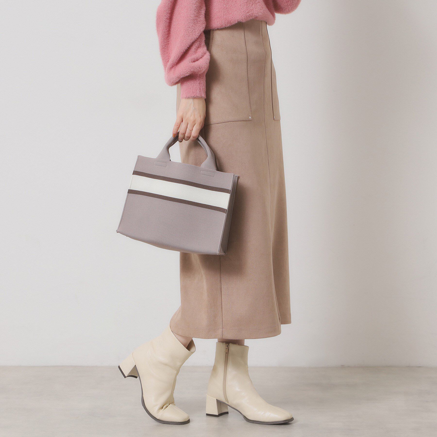 ITS&rsquo;DEMO「ニットミニトート」|ハンドバッグ|