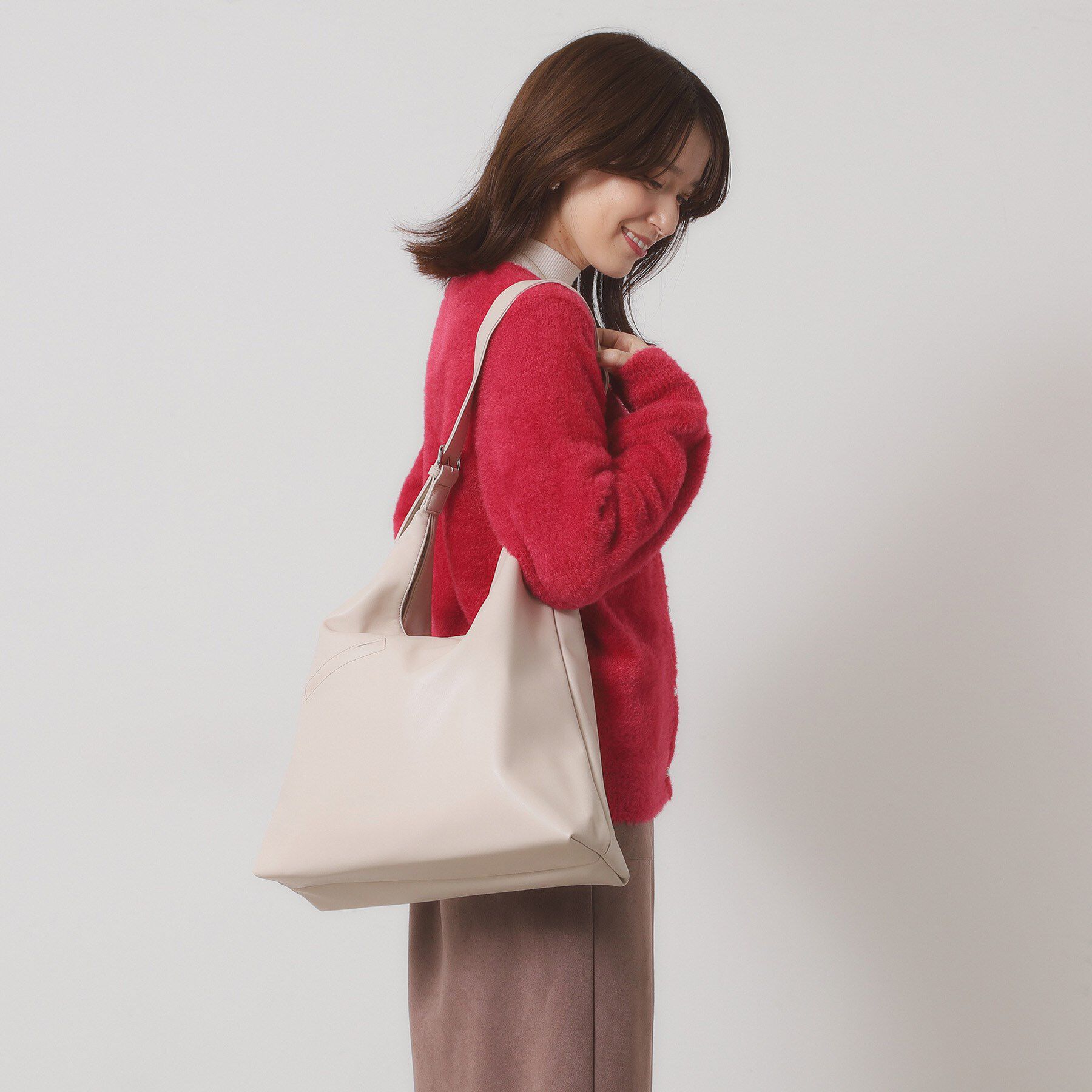 ITS&rsquo;DEMO「【A4対応】PUワンショル」|ショルダー・メッセンジャー|