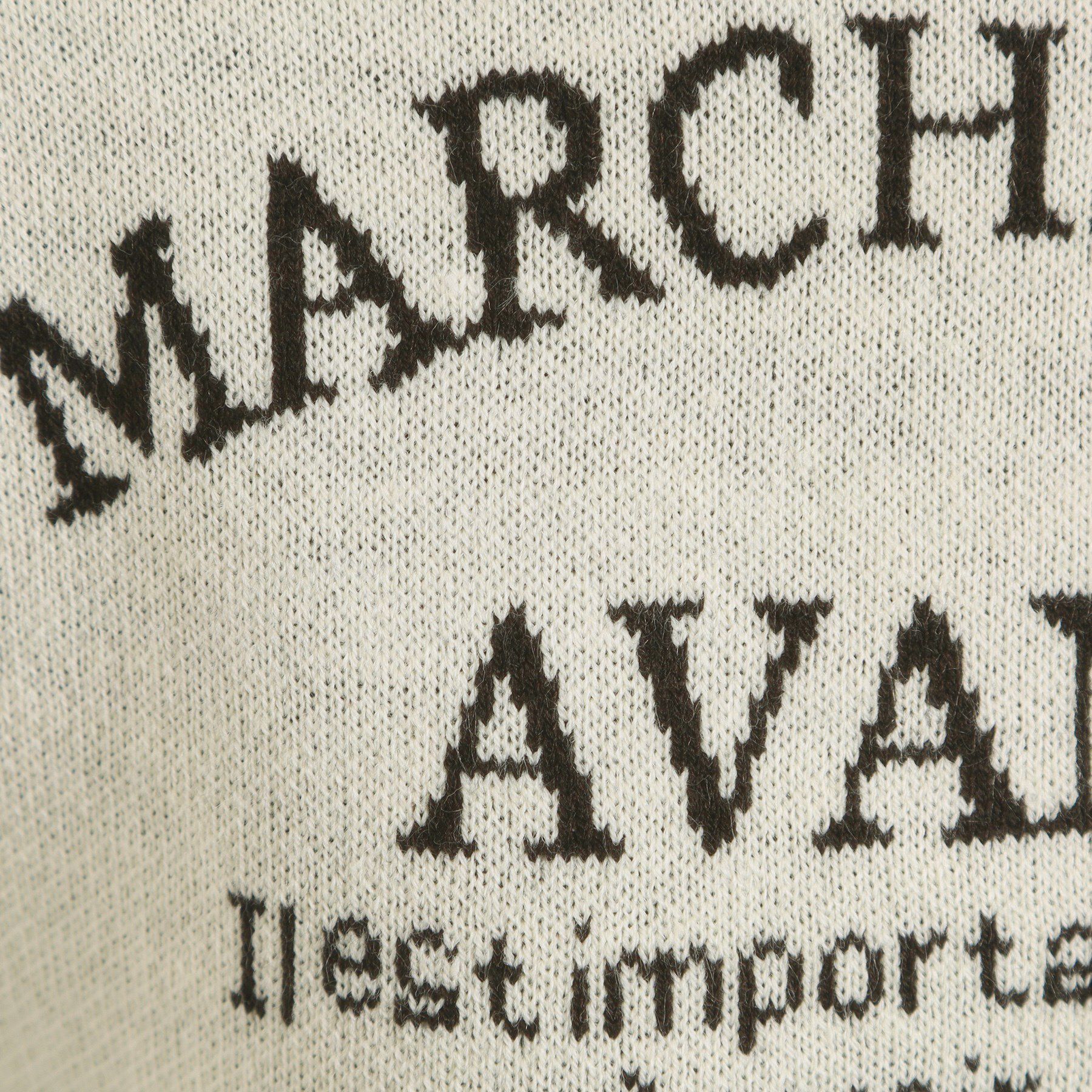 ITS&rsquo;DEMO「【手洗い可】アーチロゴニット」|ニット・セーター|