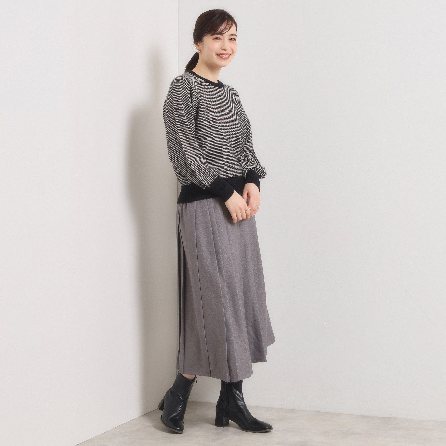 ITS&rsquo;DEMO「【手洗い可】柄編みニット」|ニット・セーター|