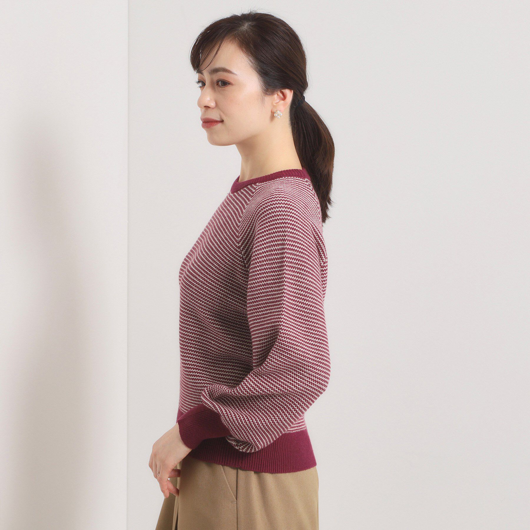 ITS&rsquo;DEMO「【手洗い可】柄編みニット」|ニット・セーター|