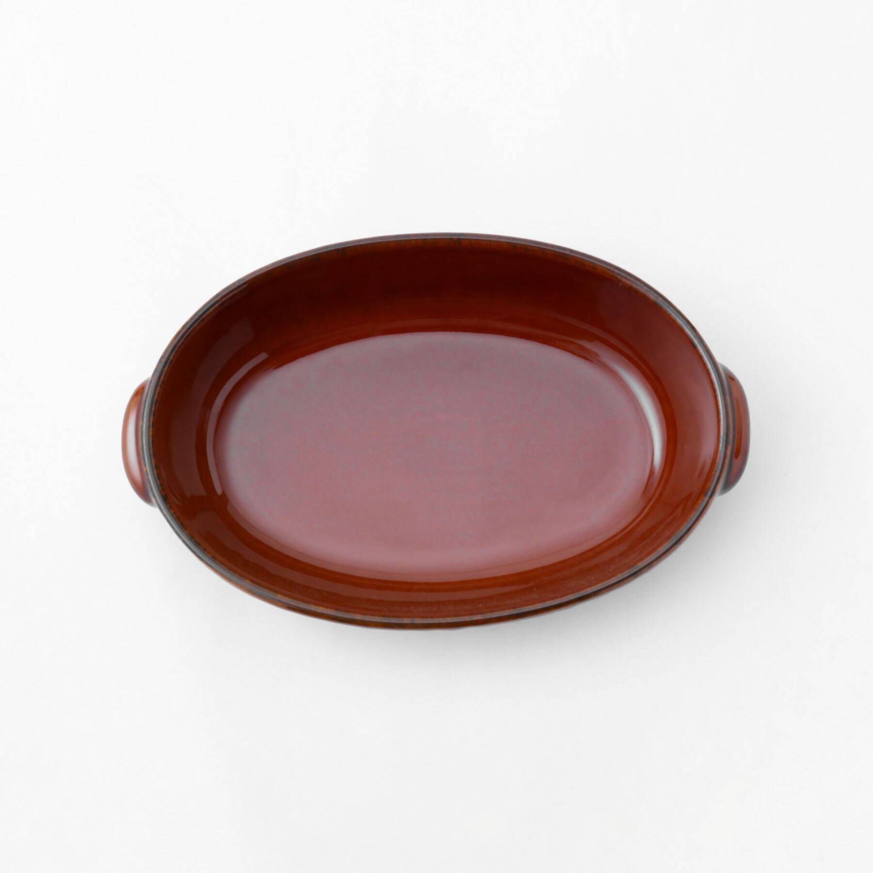 212 KITCHEN STORE「ギャザー オーバルグラタン L BR」|食器・キッチングッズ|