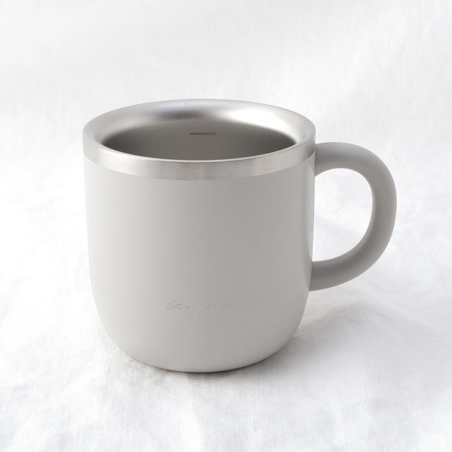 212 KITCHEN STORE「◆ON℃ZONE 白湯専科マグカップ 320GY」|グラス・マグカップ|その他