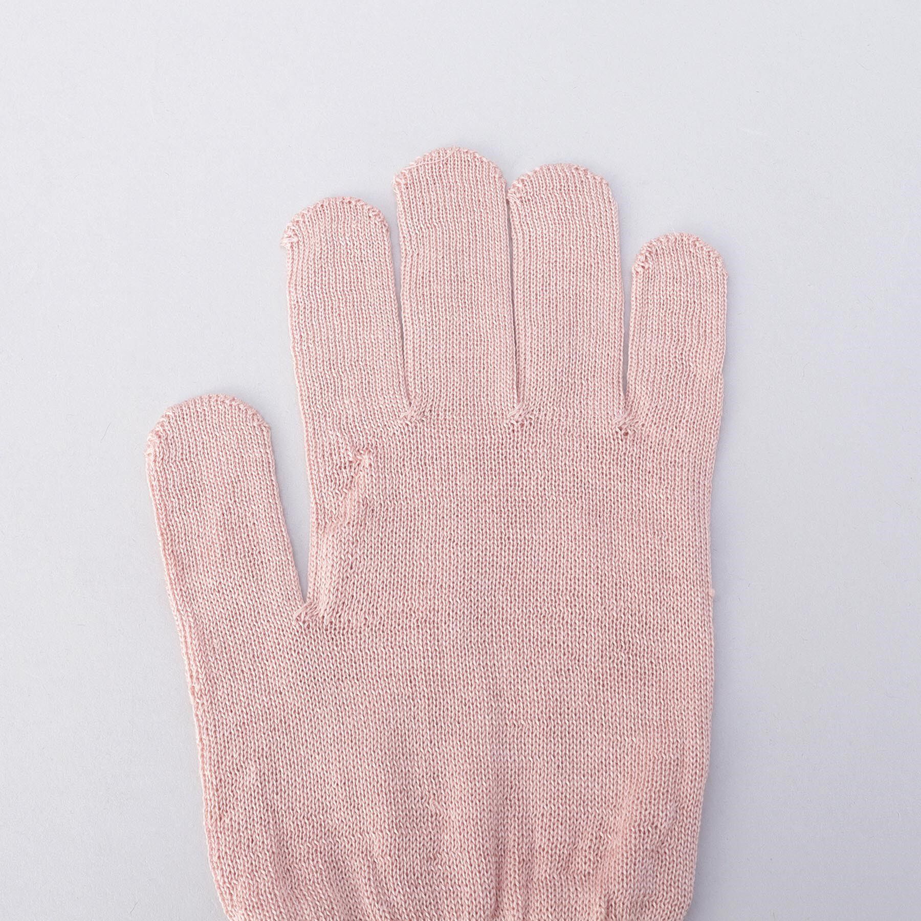 212 KITCHEN STORE「シルク100％手袋 桃色 ＜絹屋＞」|マッサージ・ボディスクラブ|