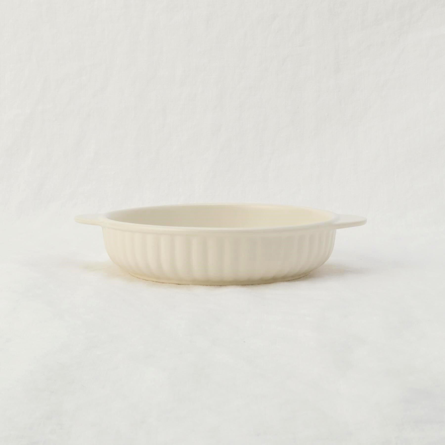 212 KITCHEN STORE「KOS ラウンドグラタン アイボリー」|食器・キッチングッズ|