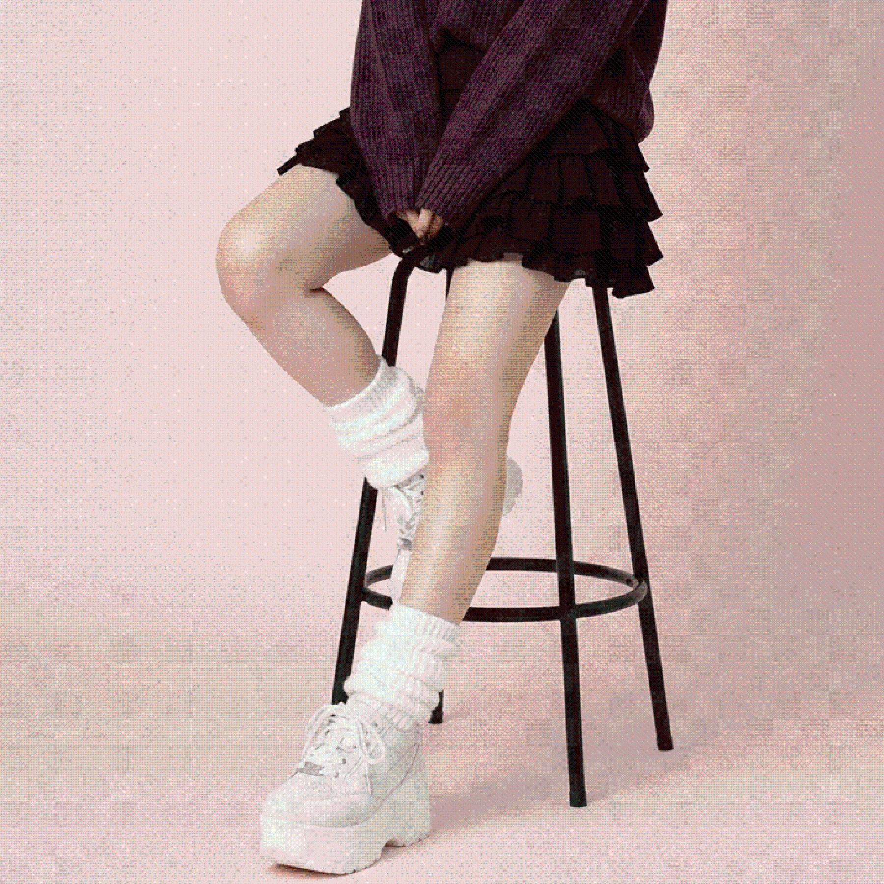 csT&P「＼脱ぎ履きしやすい／ファスナー付厚底スニーカー」|スニーカー|