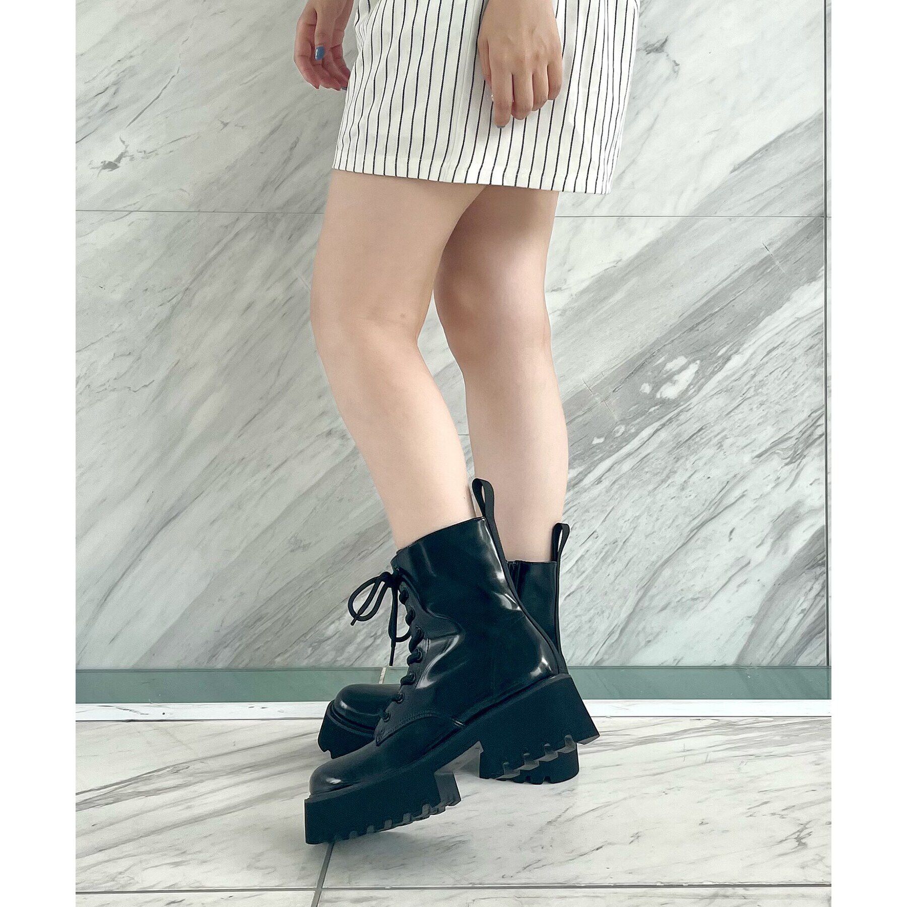 ESPERANZA「レースアップレインブーツ」|ショートブーツ|