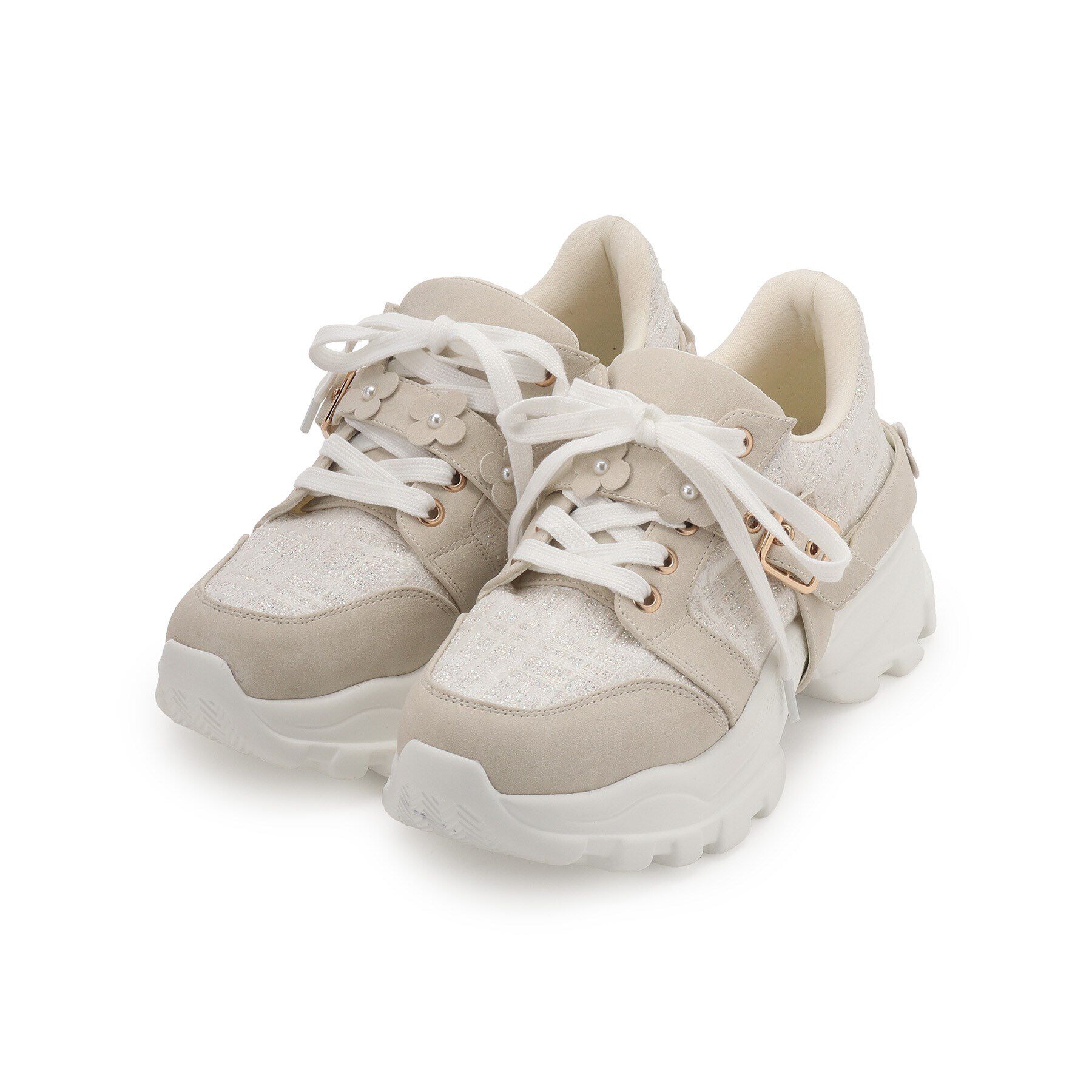 ESPERANZA「フラワーベルト厚底スニーカー」|スニーカー|ｱｲﾎﾞﾘｰ(904)