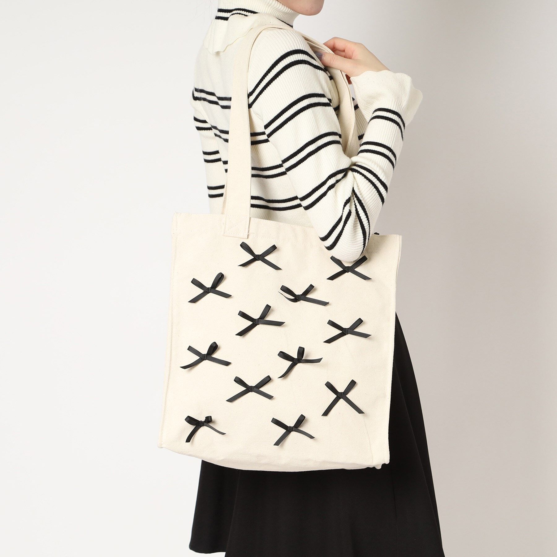 Ober Tashe「通勤通学に使える！リボントートバッグ」|トートバッグ|