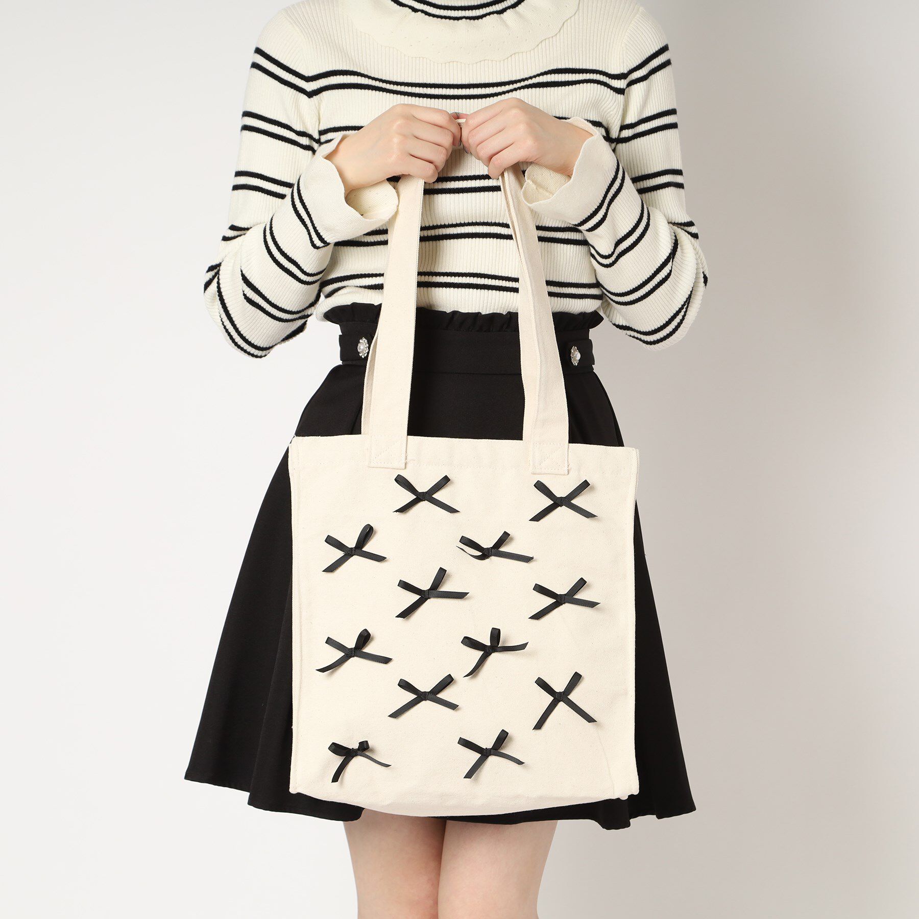 Ober Tashe「通勤通学に使える！リボントートバッグ」|トートバッグ|