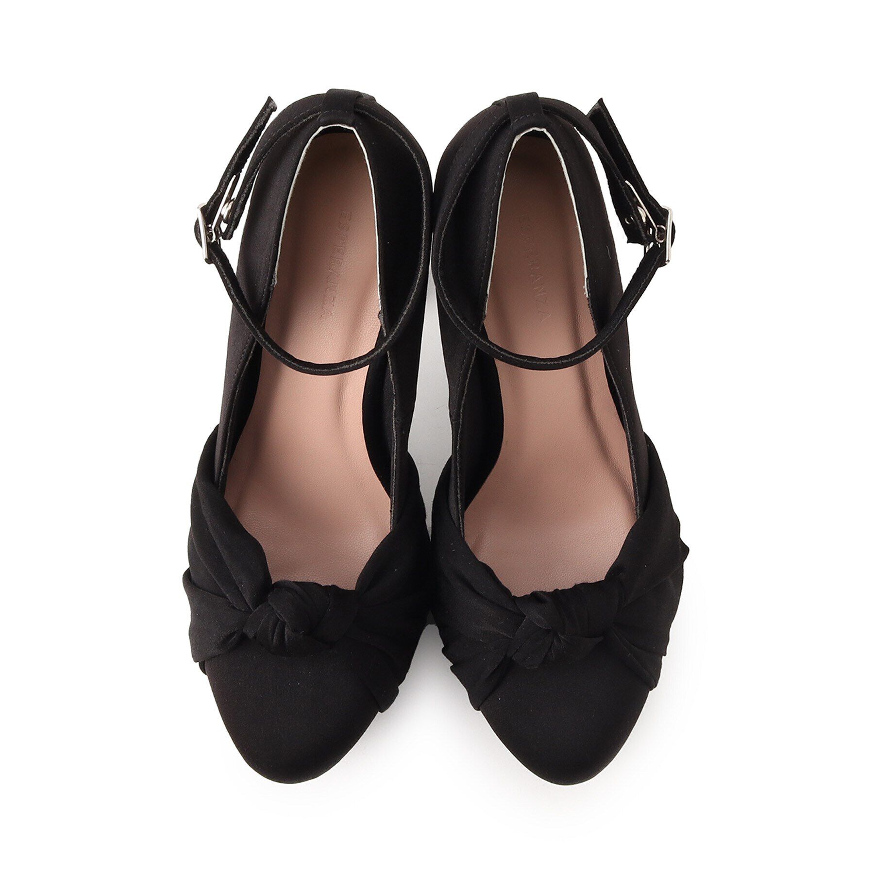 ESPERANZA「結びリボンネックベルトハイヒールパンプス 結婚式二次会 パーティー 24SS」|パンプス|