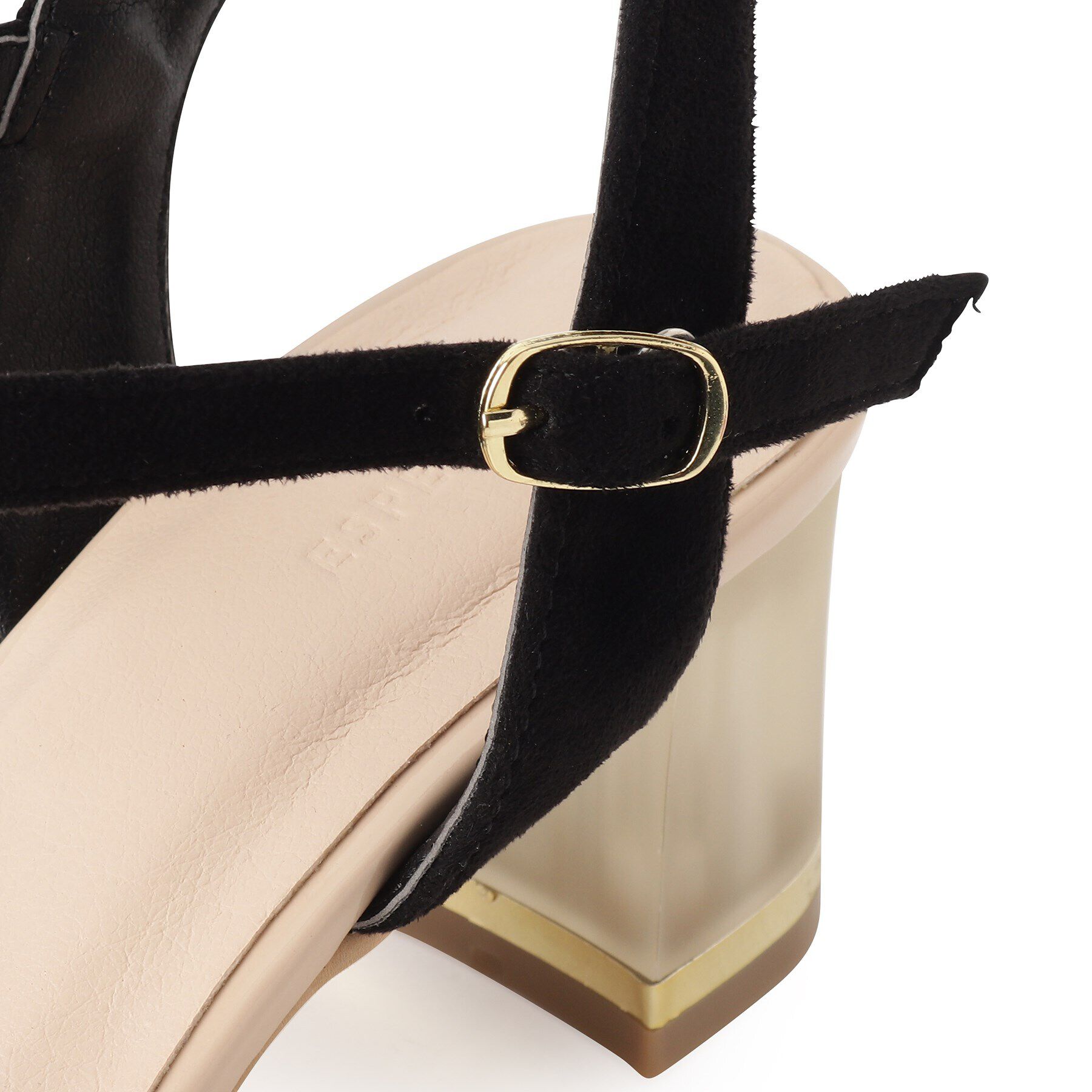 ESPERANZA「クリアヒールアンクルストラップ 24SS」|サンダル|