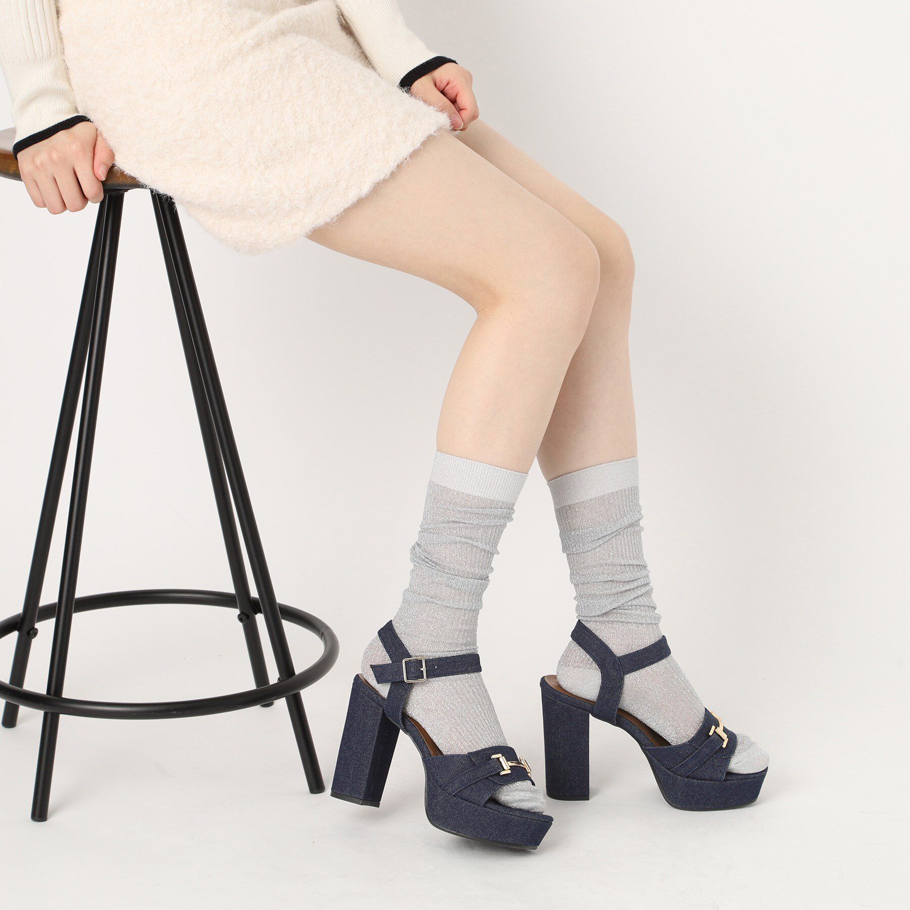 ESPERANZA「アッパービット厚底ヒールサンダル」|サンダル|