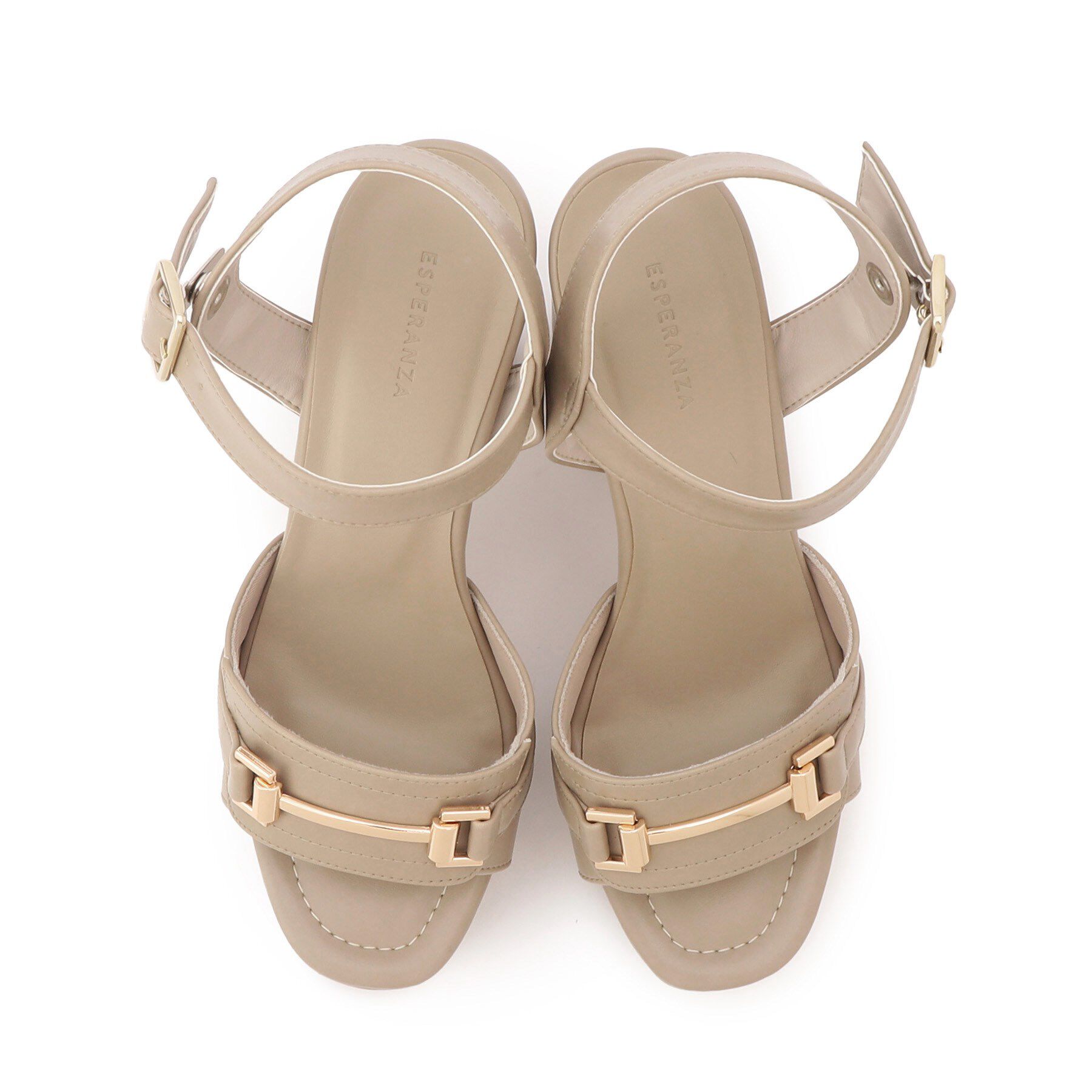 ESPERANZA「アッパービット厚底ヒールサンダル」|サンダル|