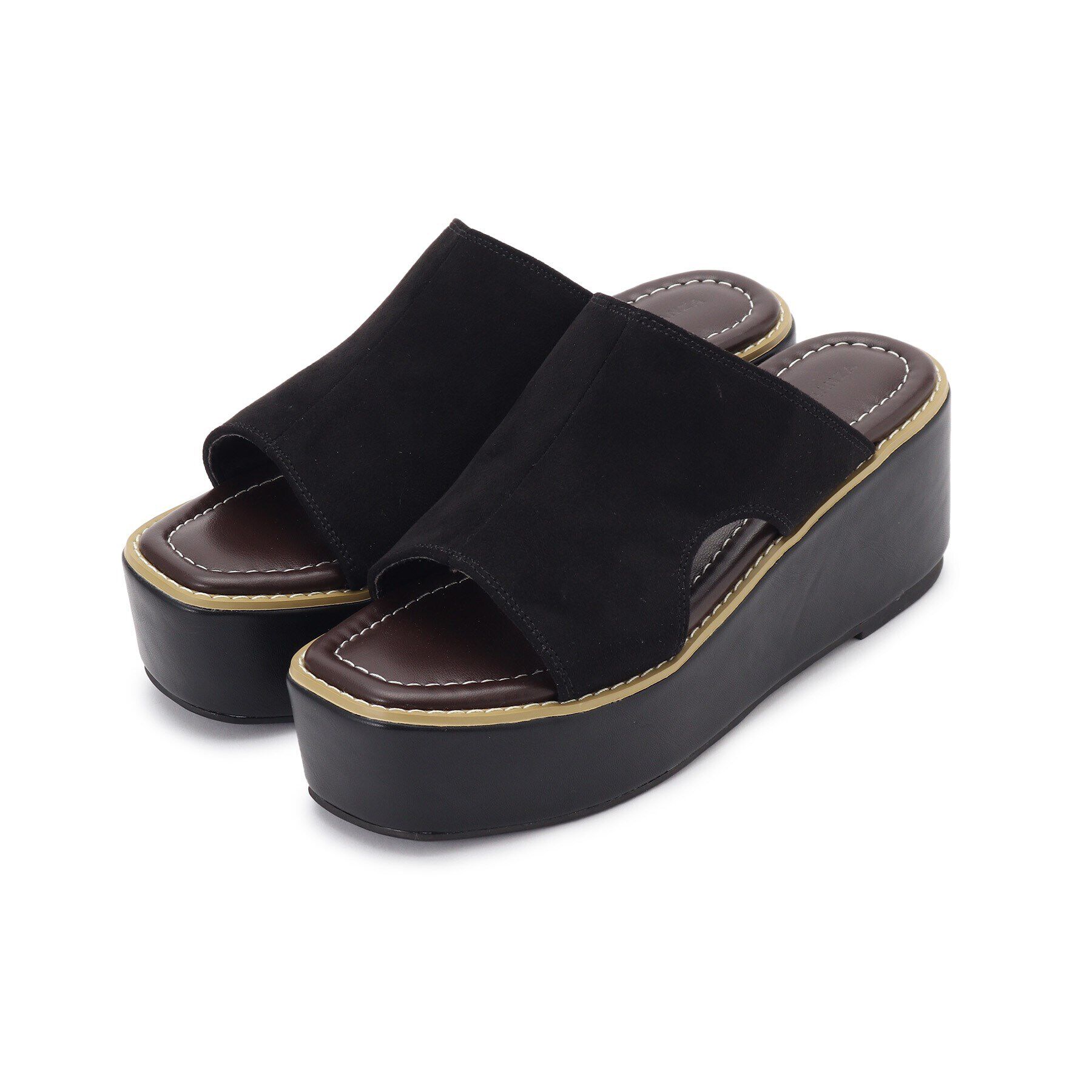 ESPERANZA「サイドオープンサンダル」|サンダル|ﾌﾞﾗｯｸ(119)