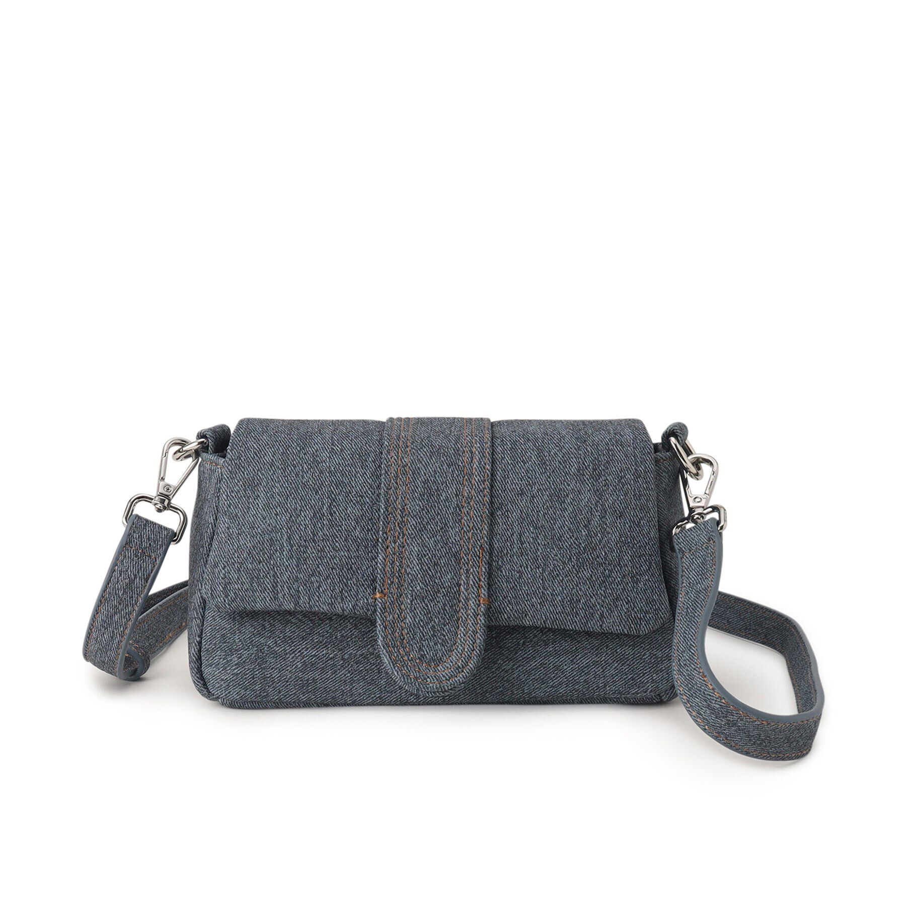 Ober Tashe「デニム風ショルダ－バッグ」|ショルダー・メッセンジャー|ブルー(093)
