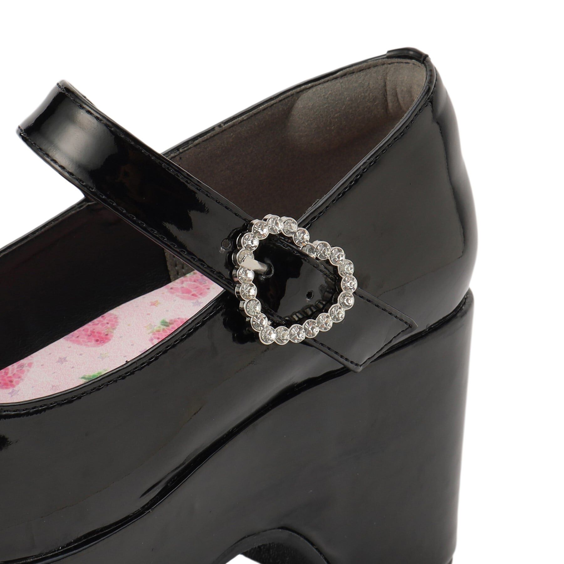 csT&P「キラキラハートバックルらくちんウエッジ厚底パンプス」|パンプス|