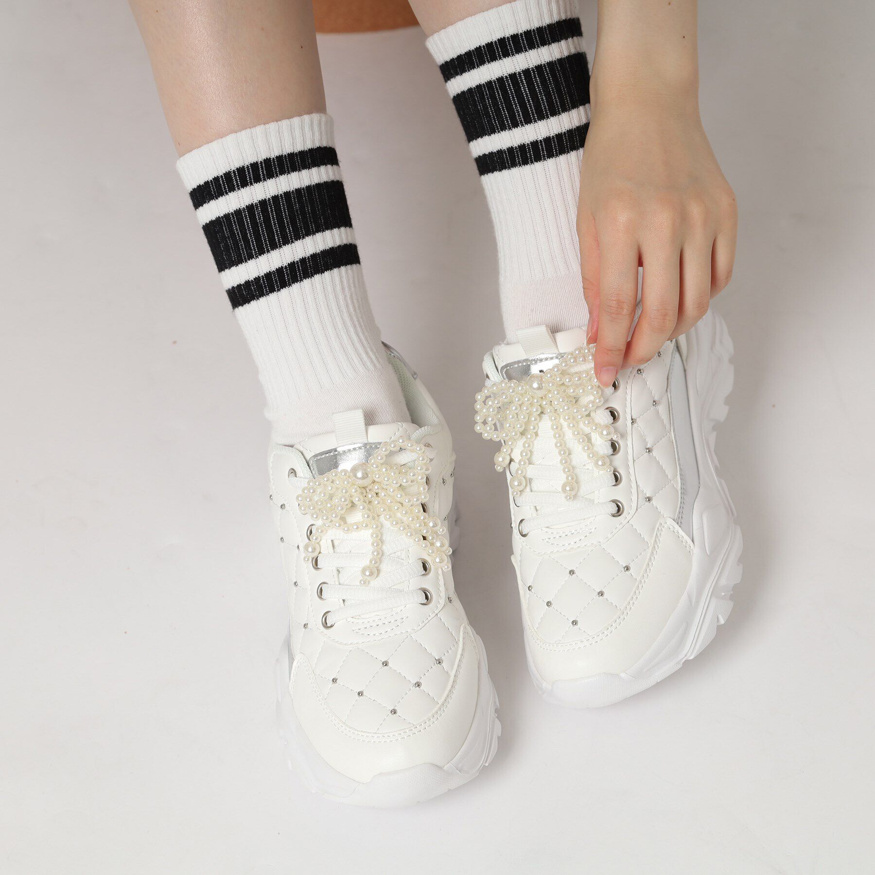 ESPERANZA「リボンビーズシューズアクセ」|その他|