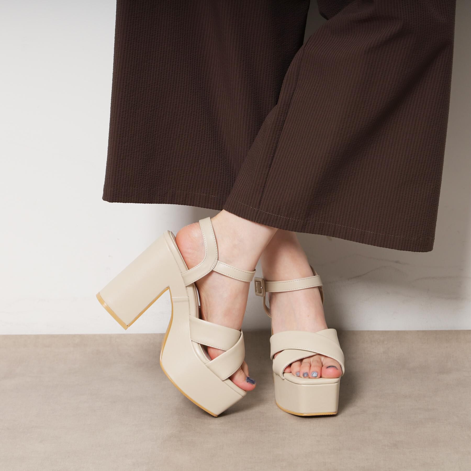 ESPERANZA「ラク盛り厚底サンダルⅢ」|サンダル|