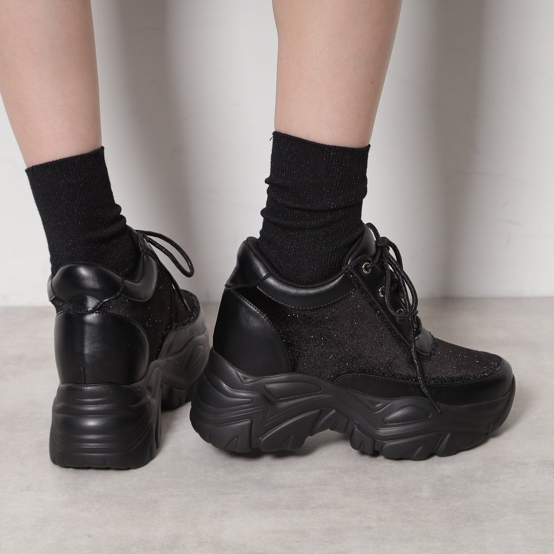 ESPERANZA「ベルベットラメスニーカー」|スニーカー|