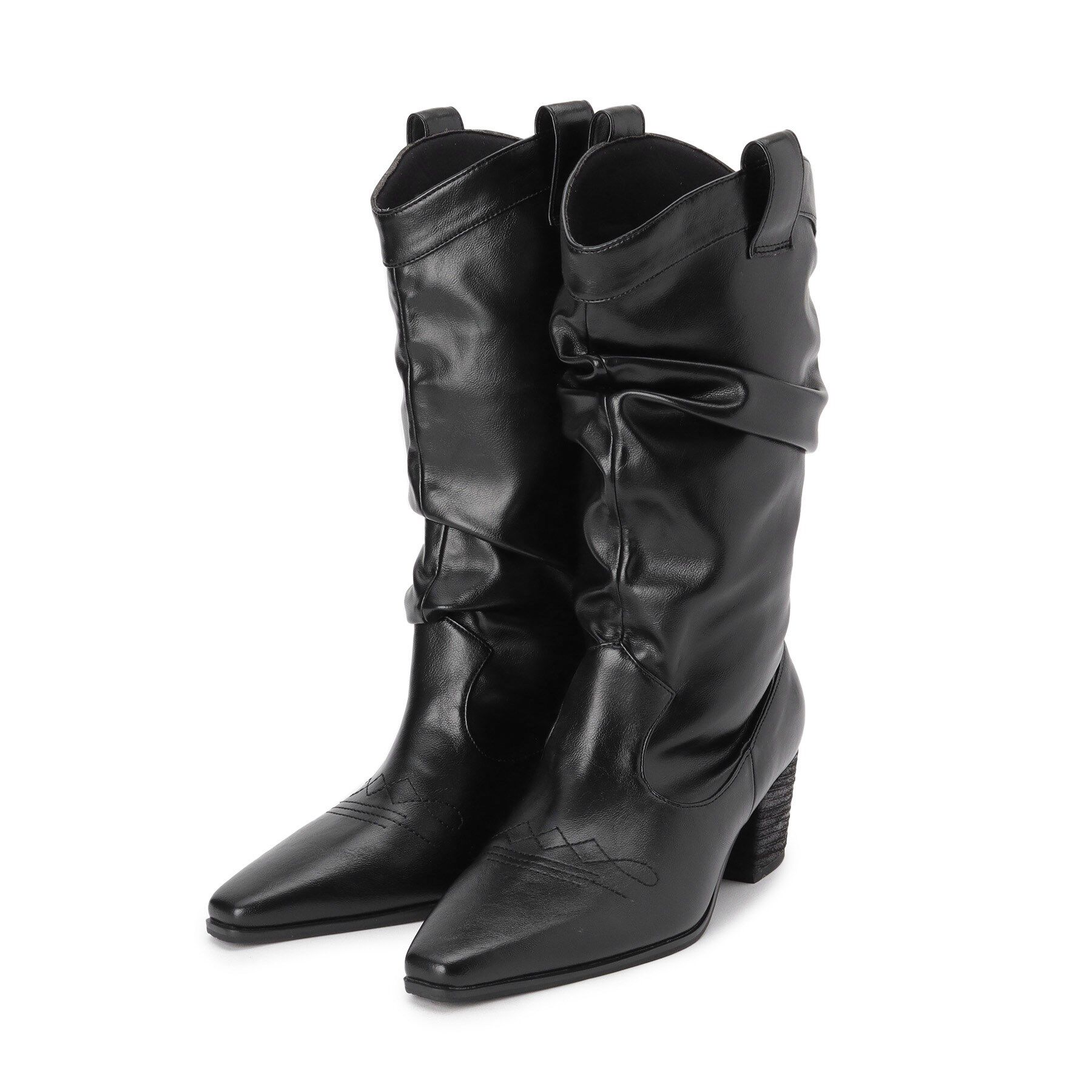 ESPERANZA「シャーリングウエスタンブーツ」|ショートブーツ|