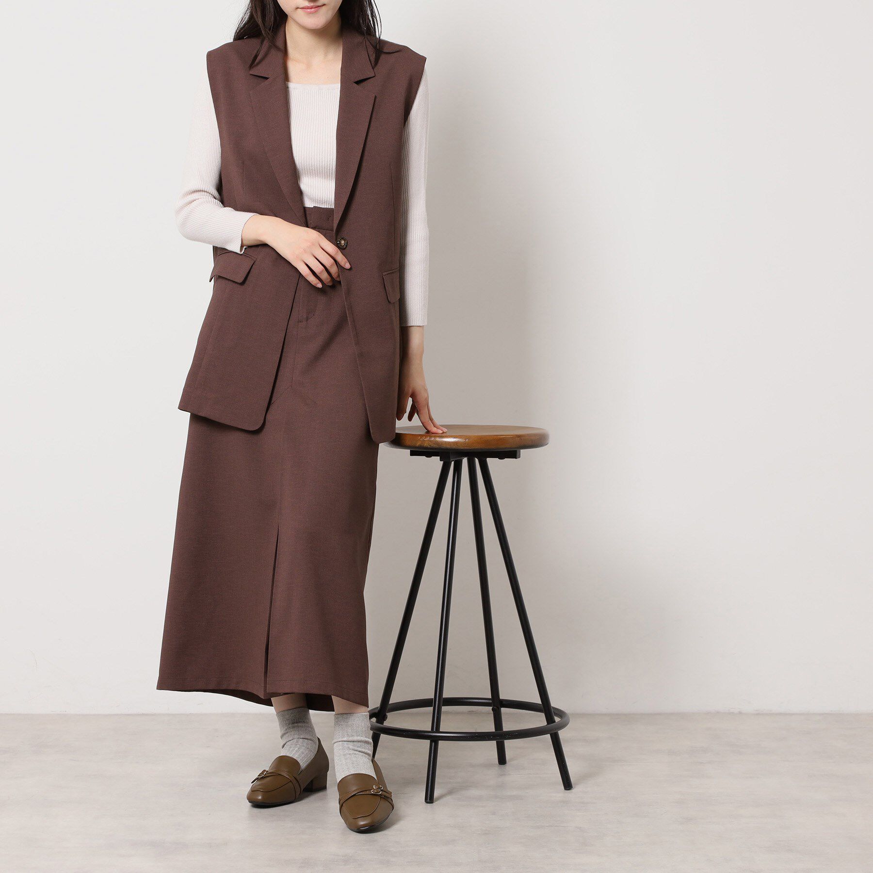 ESPERANZA「【EC先行販売】ダブルベルトローファー レイン対応」|その他|