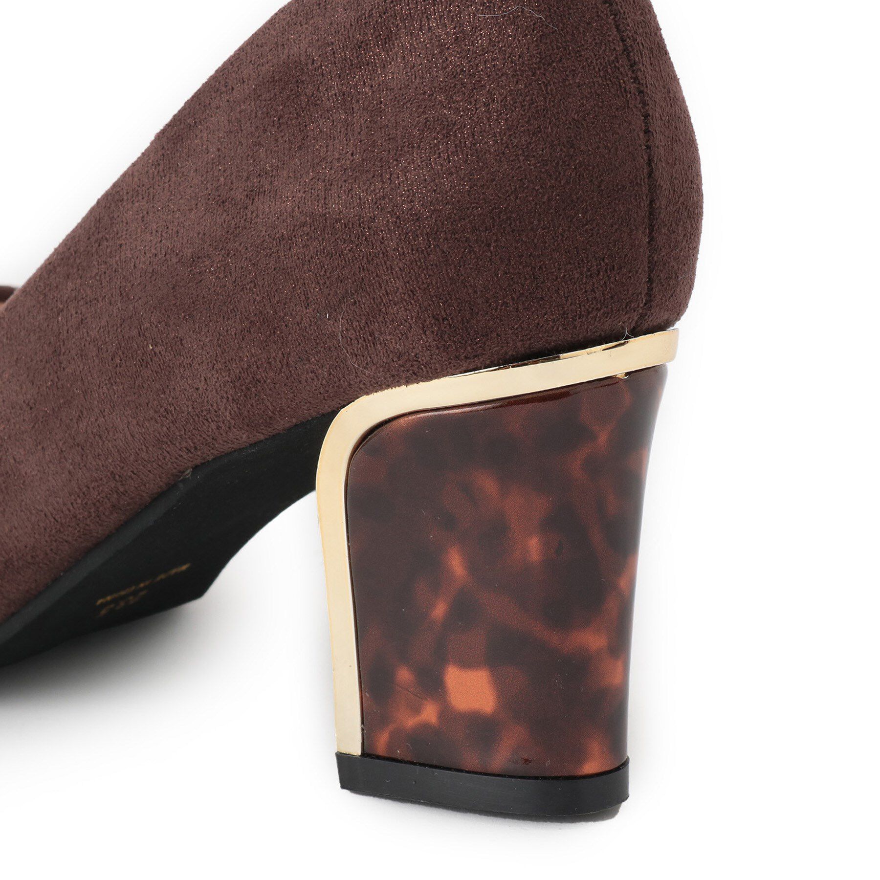 ESPERANZA「【EC先行販売】ラメヒールゴールドラインパンプス」|パンプス|